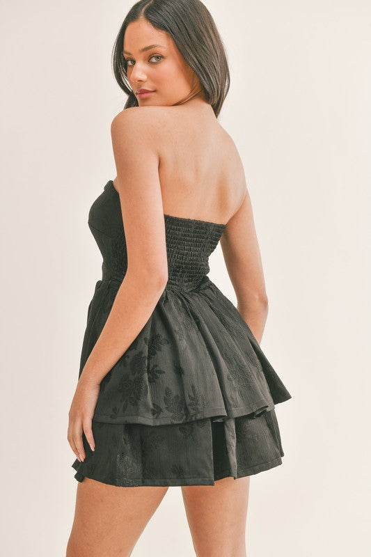 Adri Black Short Dress