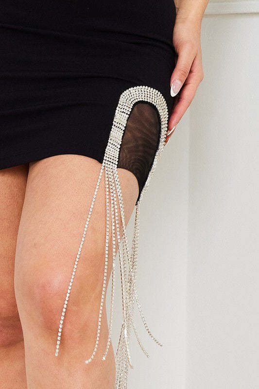 Stella Rhinestone Detail Dress