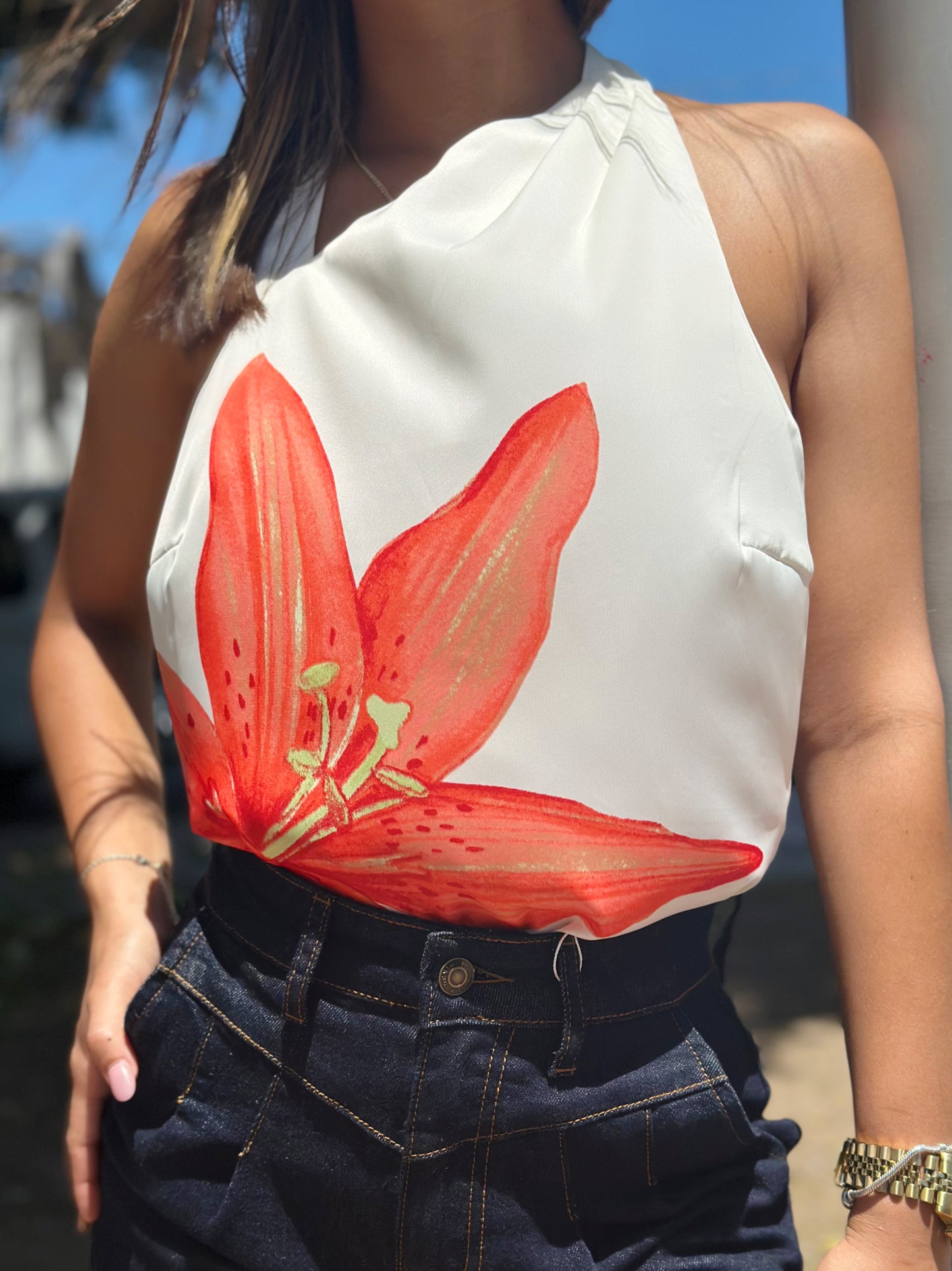 Mía Flower Blouse