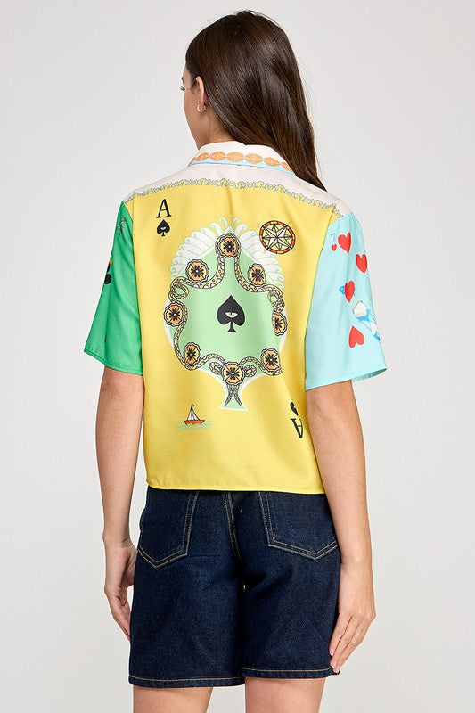 Paulina Poker Blouse