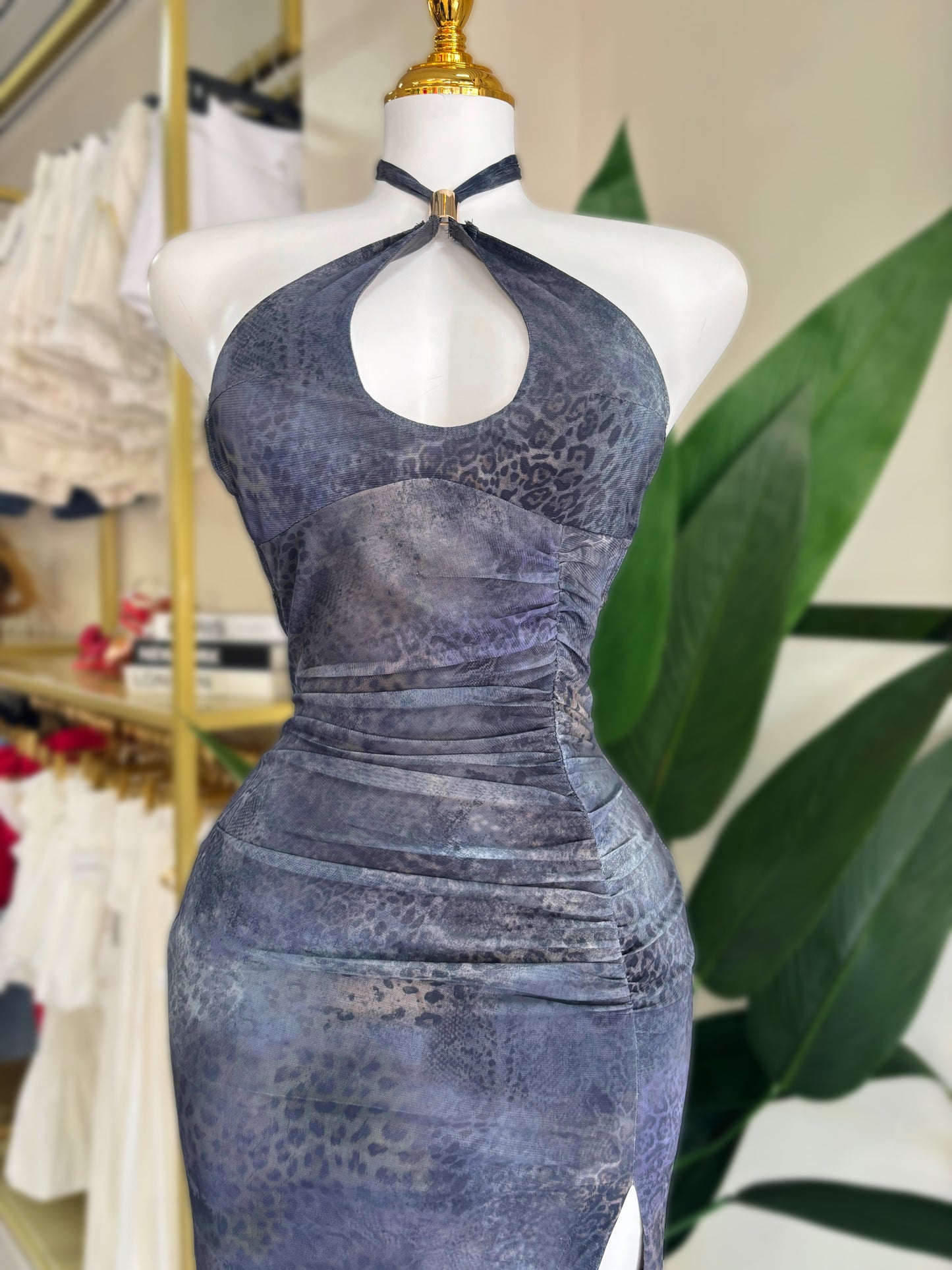 Aura Halter Dress