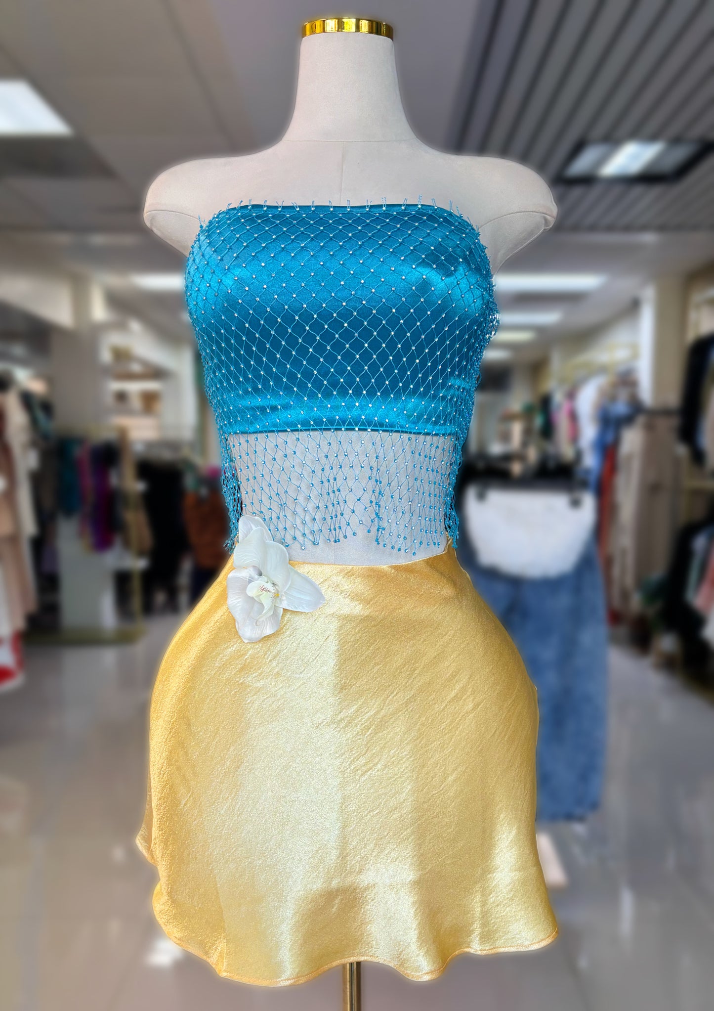 Ibiza Satin Skirt (3 colores)