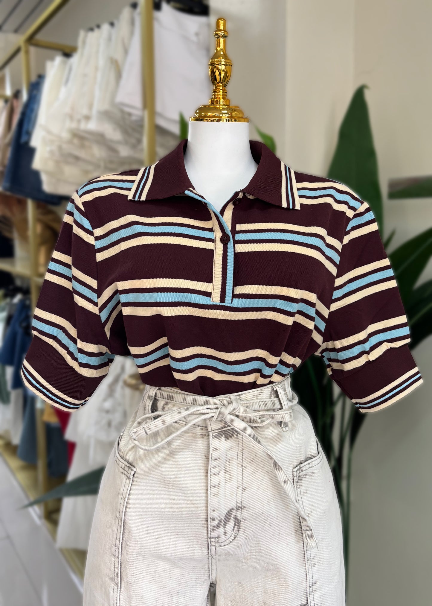 Elisa Polo Shirt (2 Colores) •OVER SIZE•