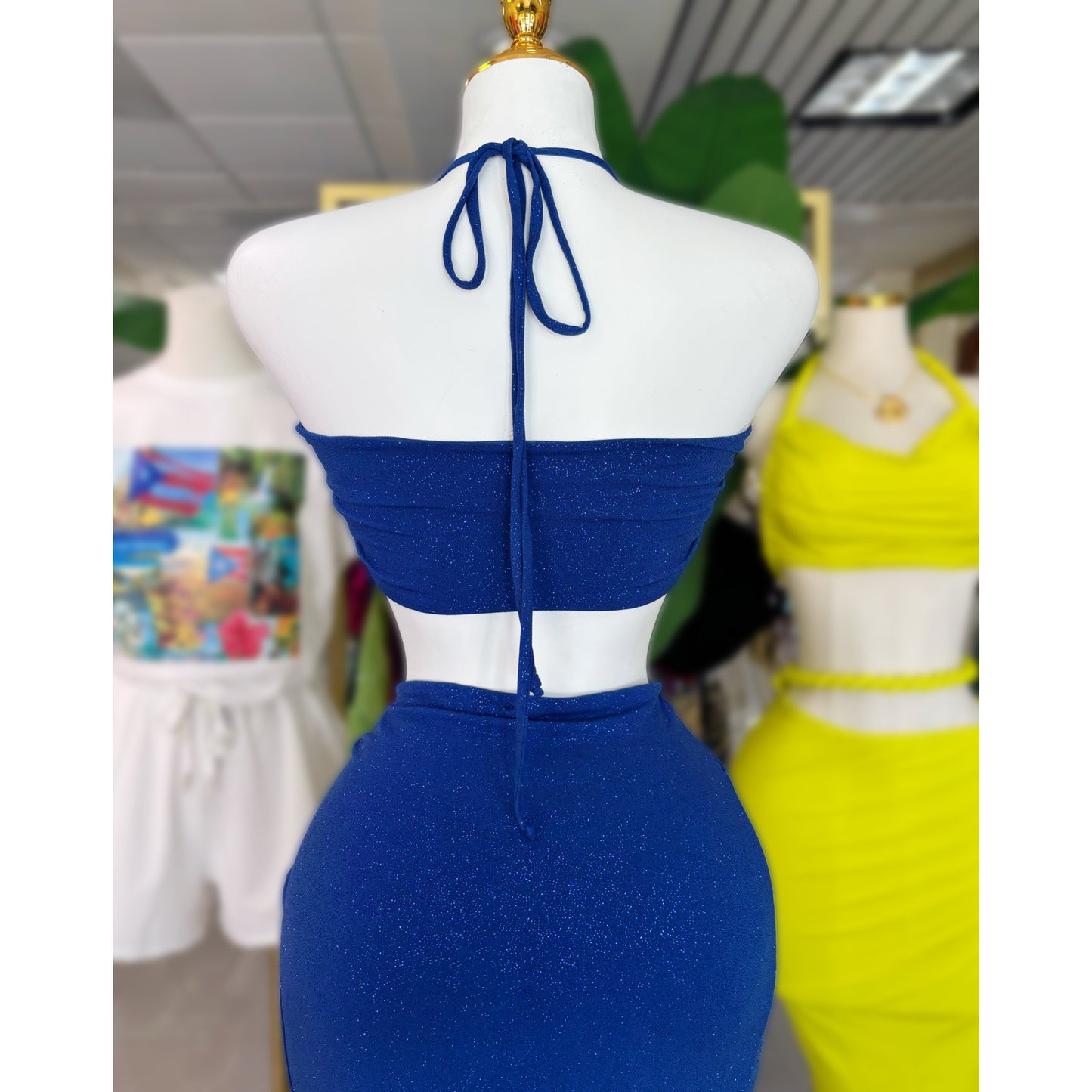 Aura Royal Skirt Set