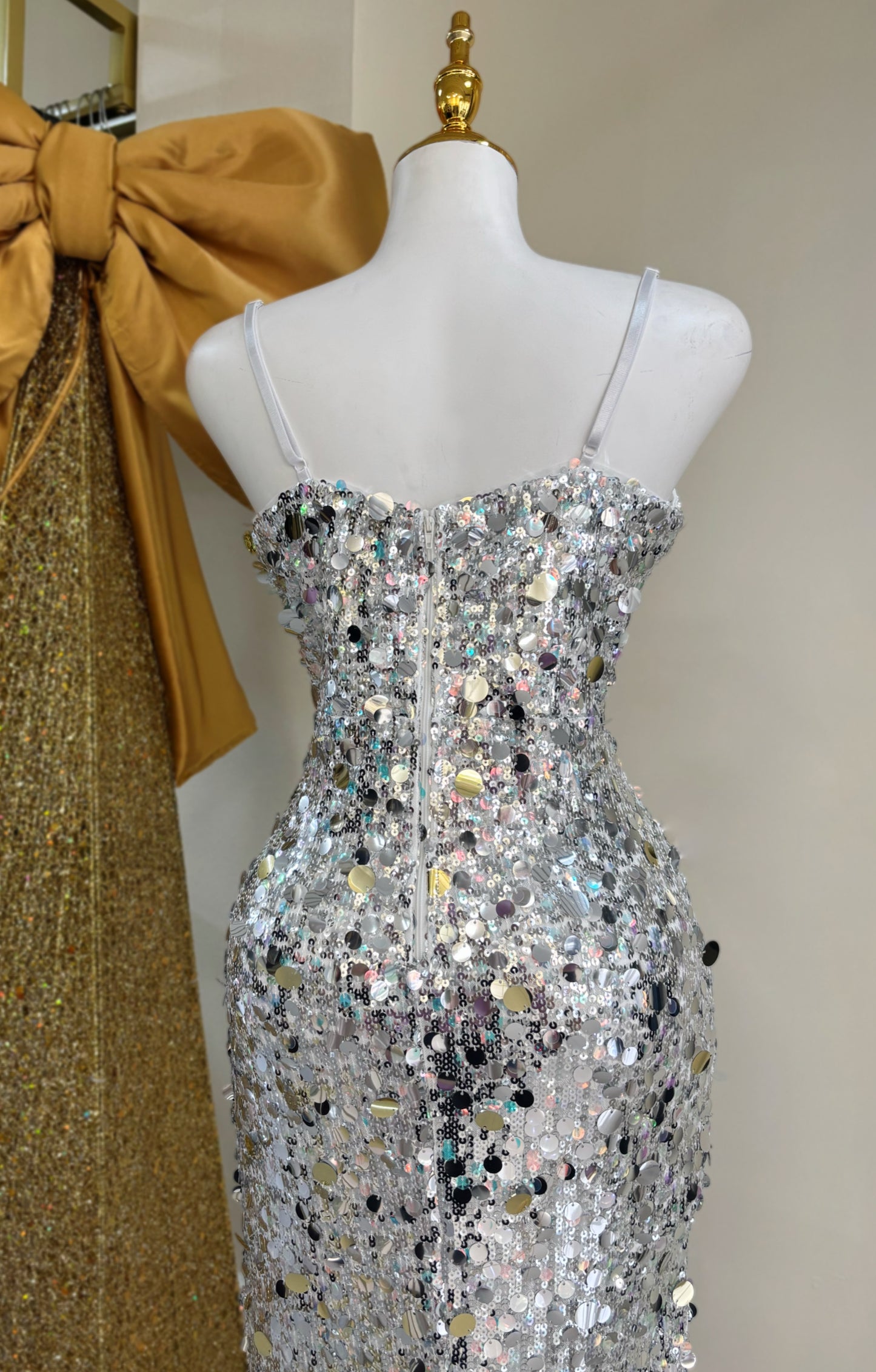 Alanna Big Sequin Maxi Dress