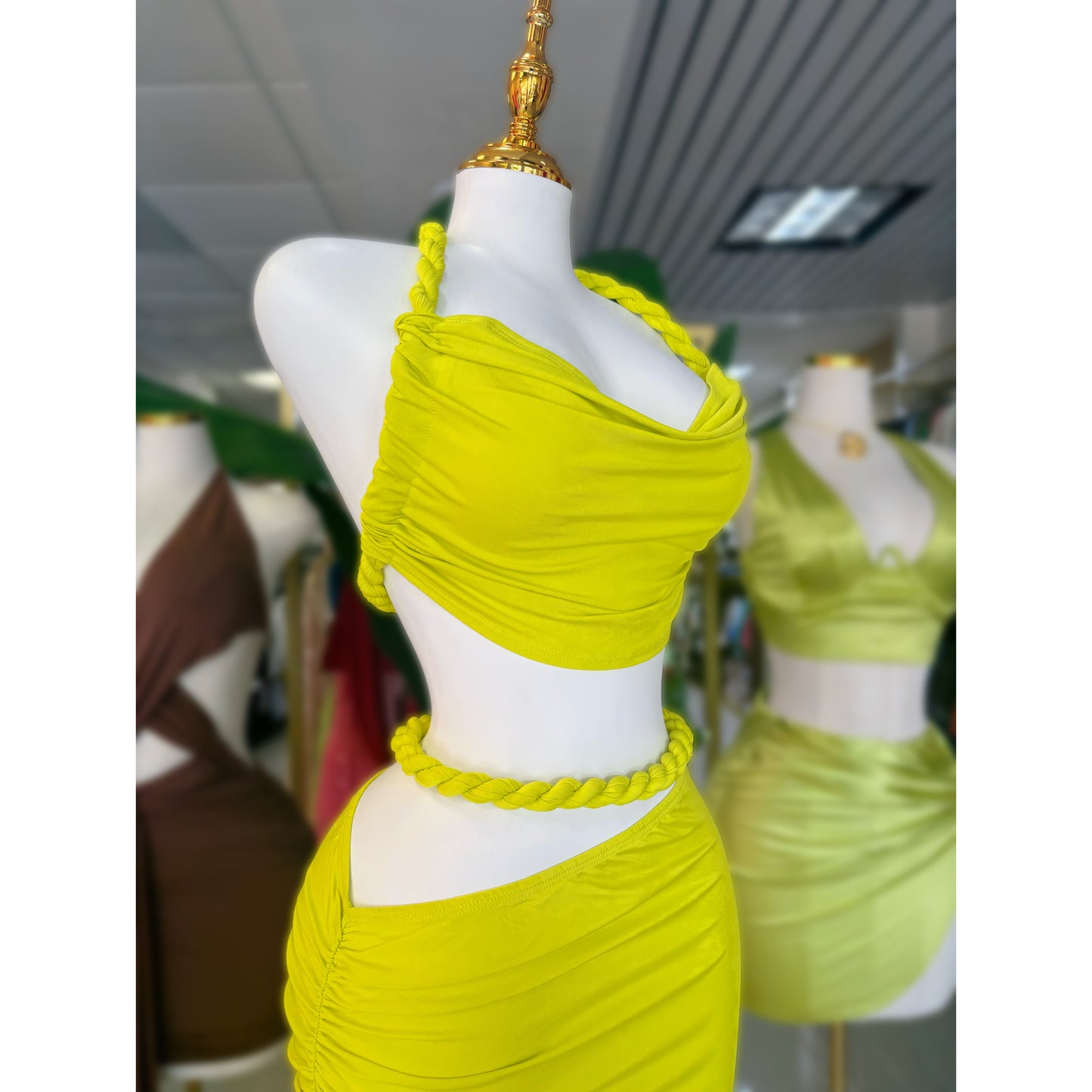 Aruba Lime Skirt Set