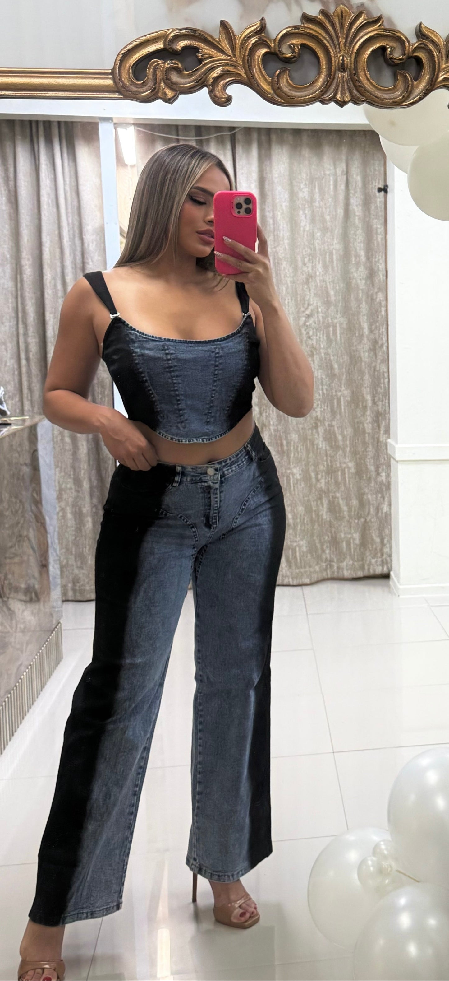 Camila Denim Set