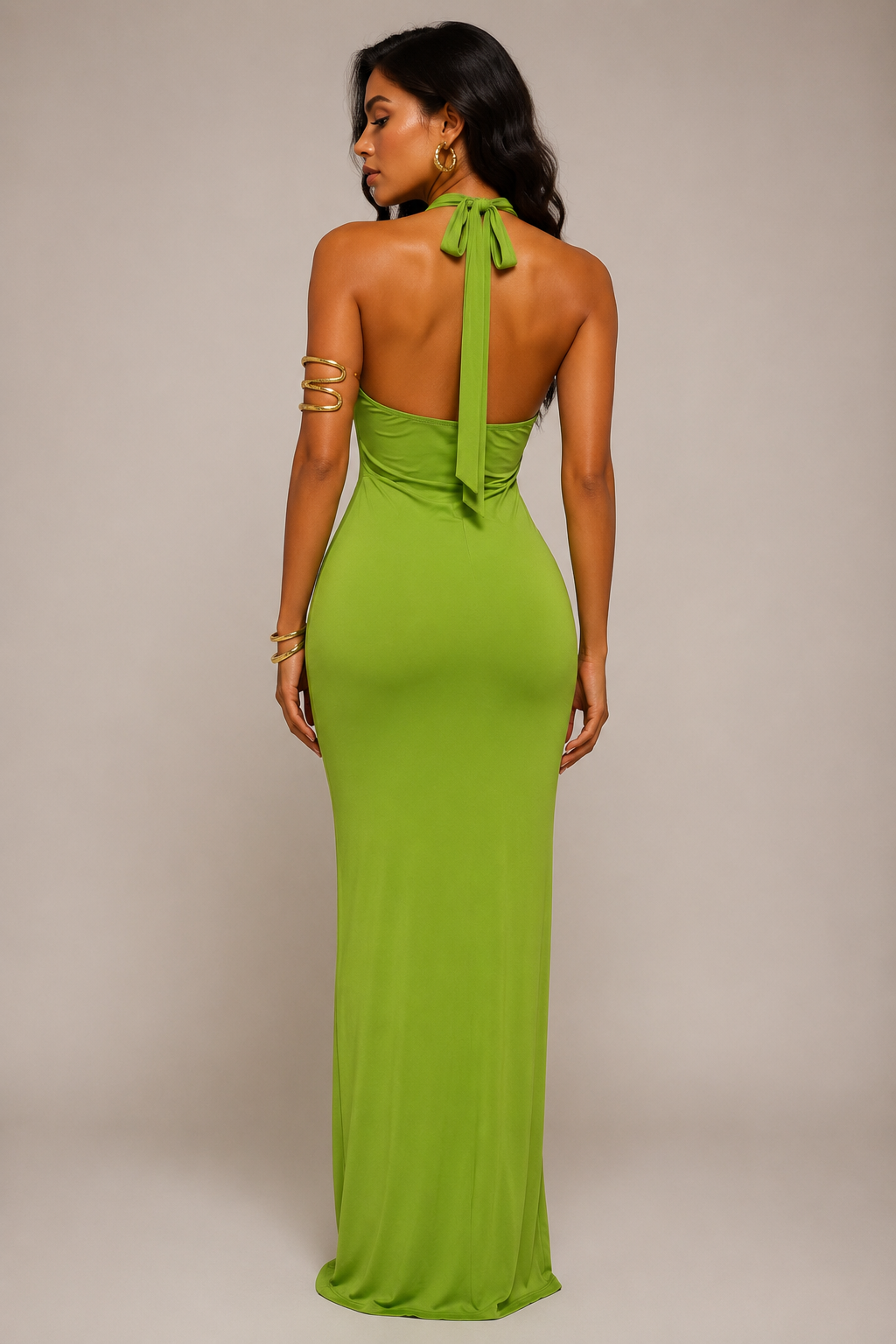 Eliré Cross Halter Dress