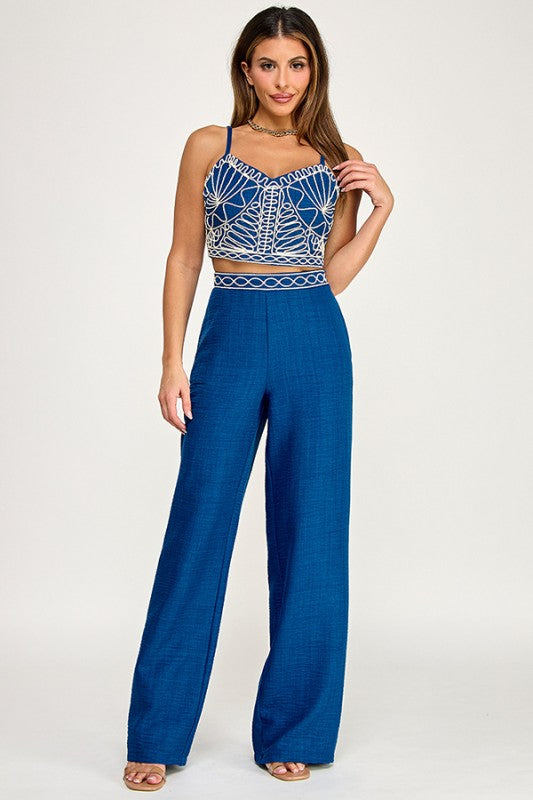 Teresa Linen Pant Set