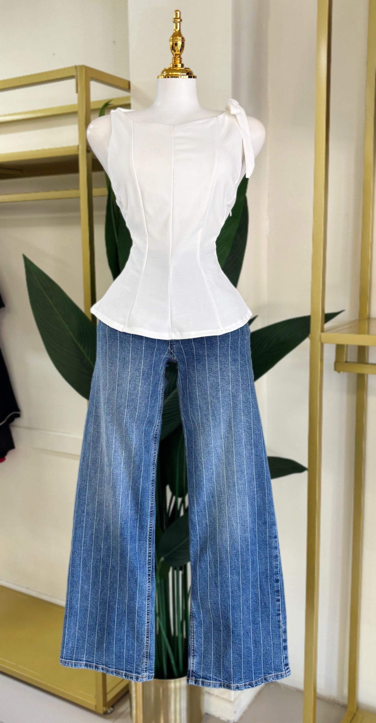 Natalia Dressing Up Top (White)