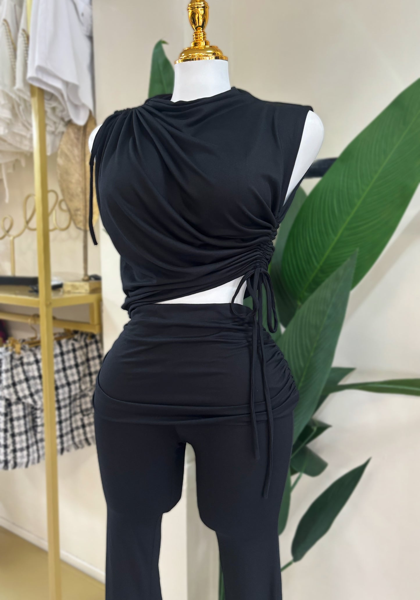 Paulina Pant Set (Black)