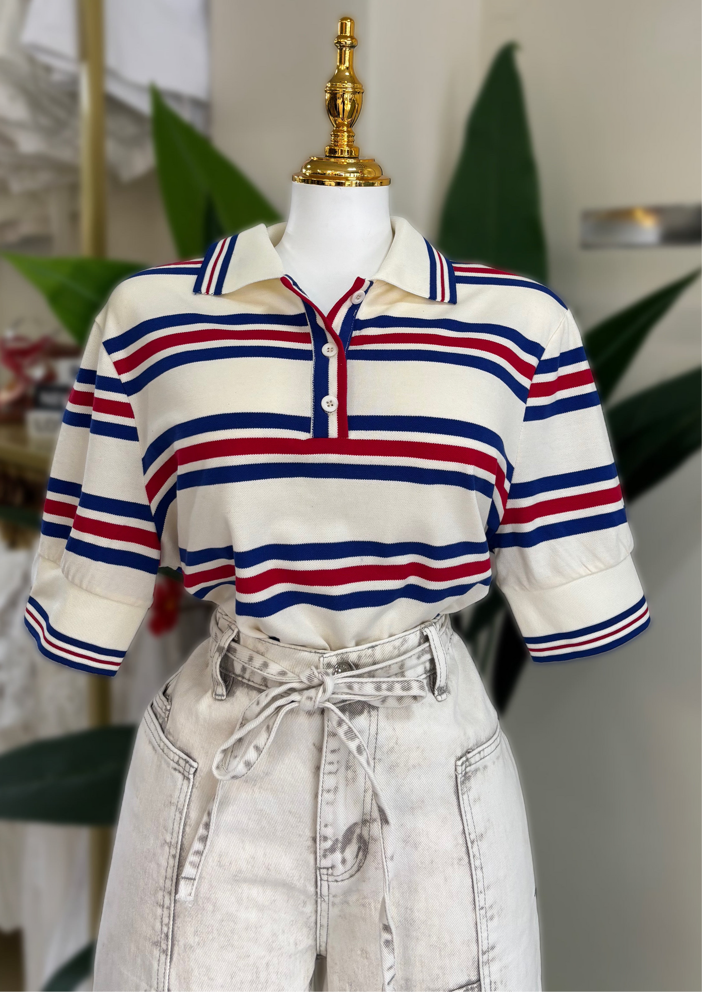 Elisa Polo Shirt (2 Colores) •OVER SIZE•