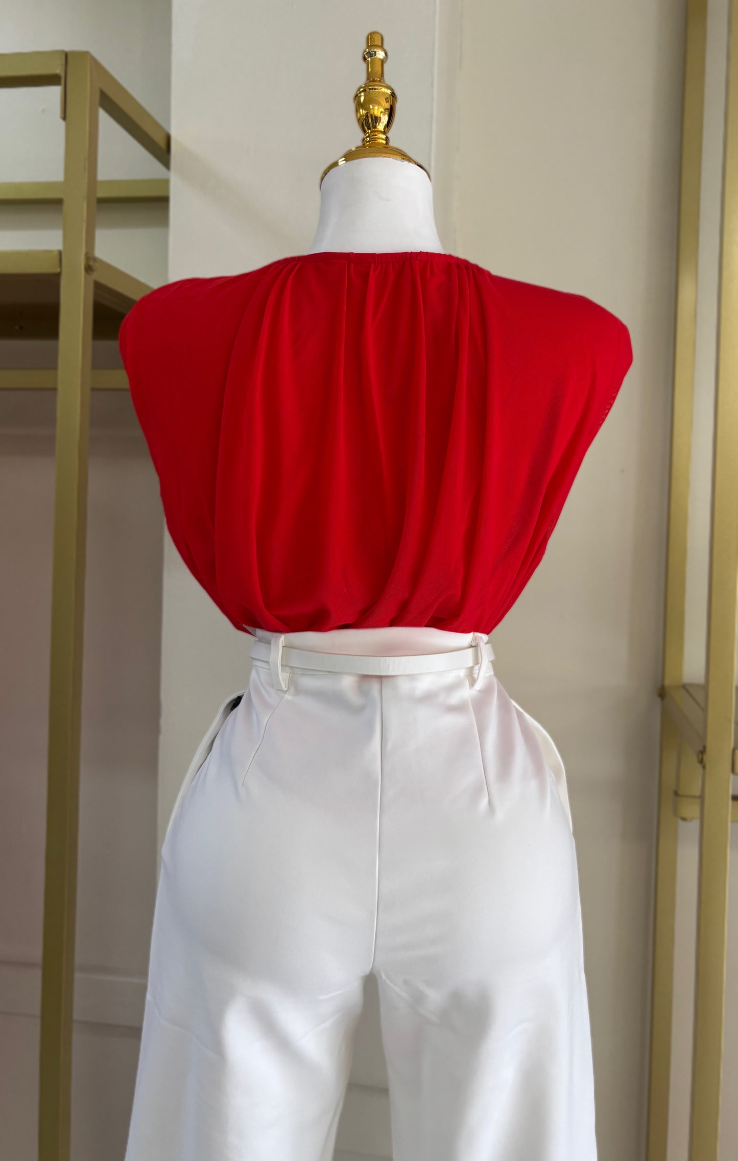 Selena Petite Offine Pant (Blanco)