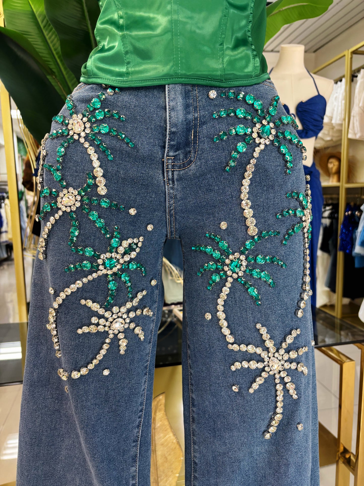 Diamonds Palm Jean
