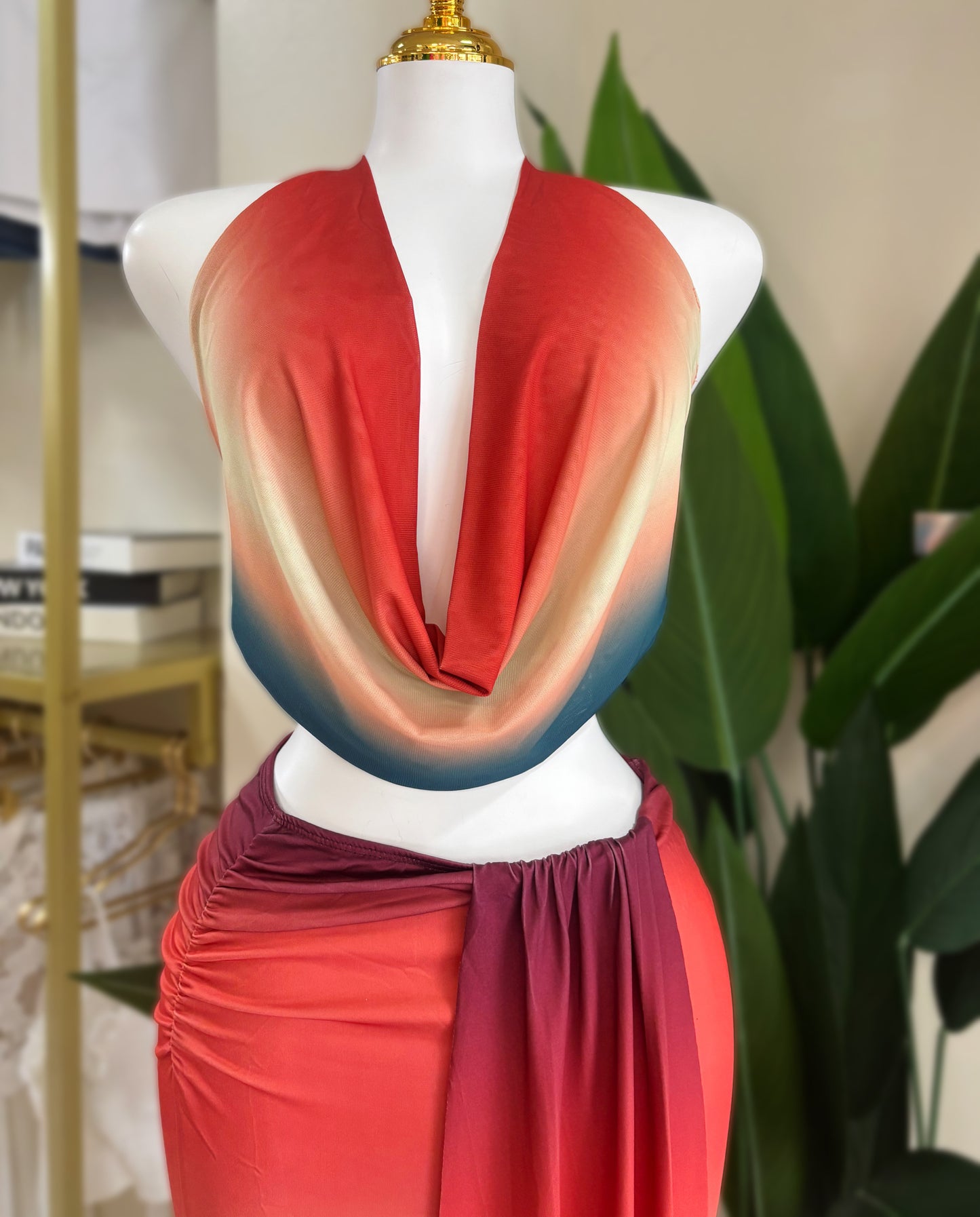 Antonella Sunset Skirt Set