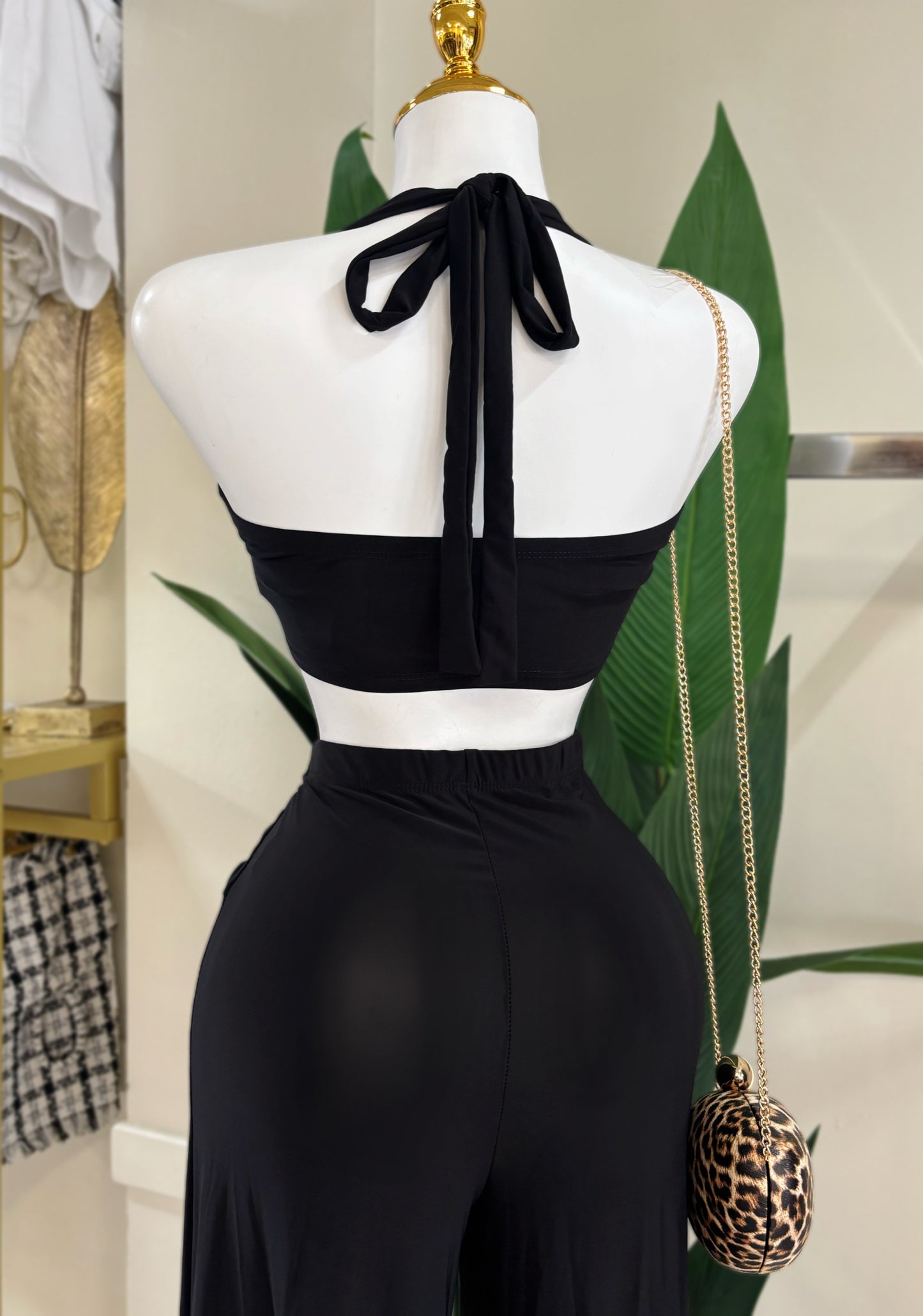 Oriana Gold Detail Pant Set