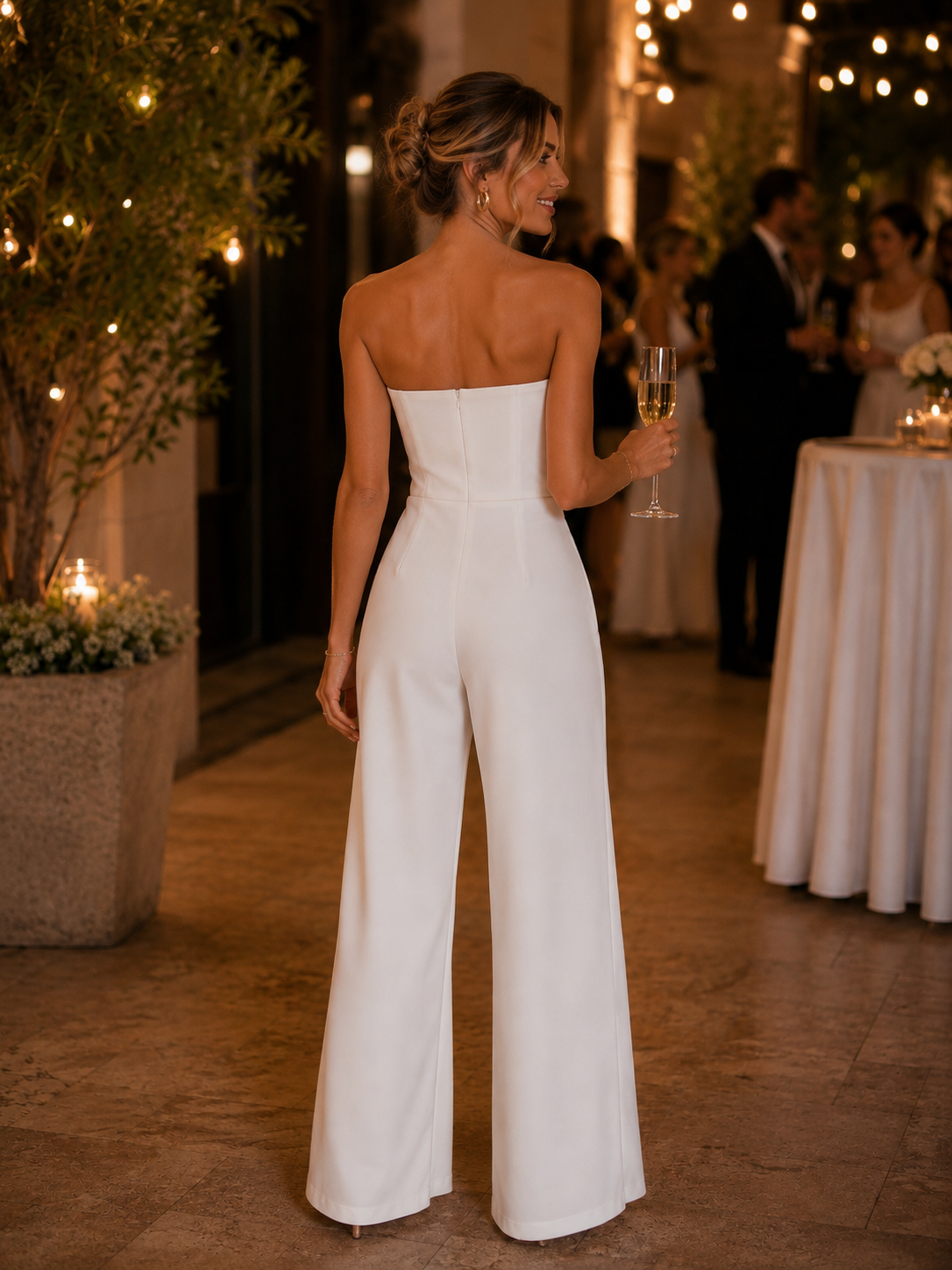 Elena White Jumpsuit
