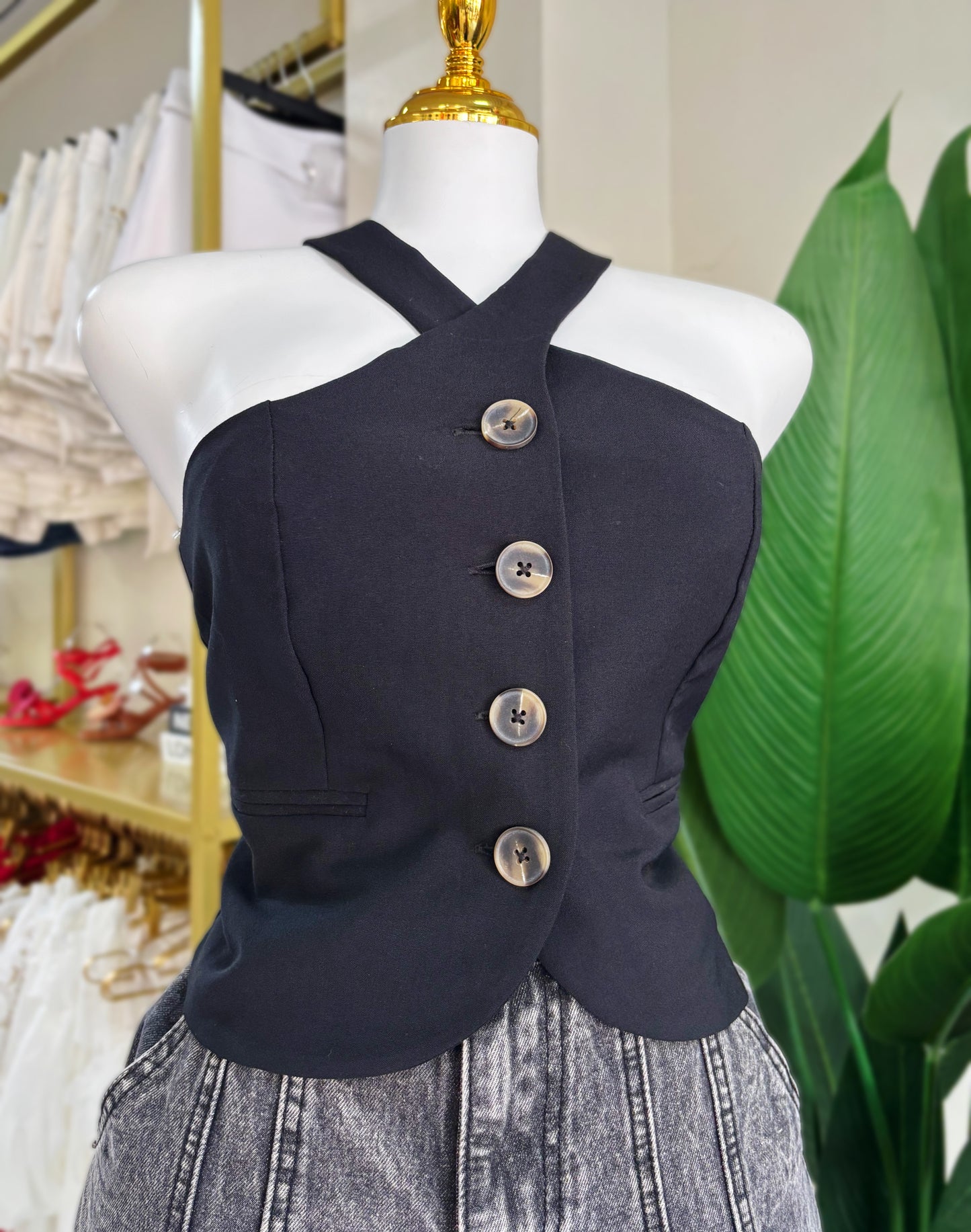 Marlene Halter Vest (2 Colores)
