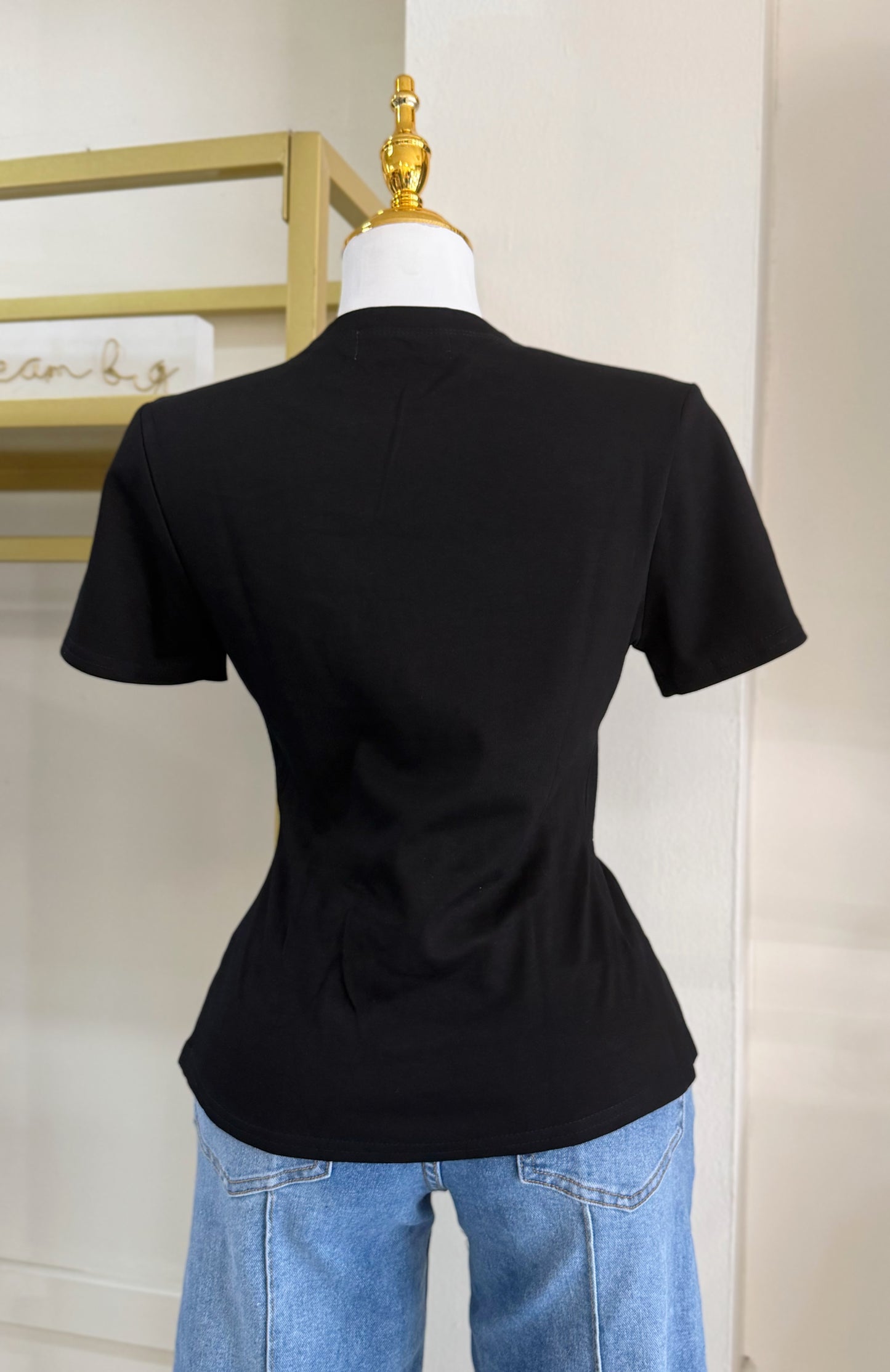 Amanda Pearls Detail Tshirt