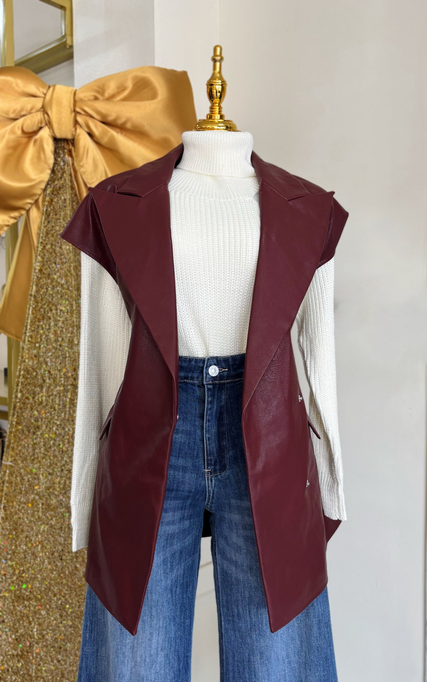 Barcelona Leather Vest