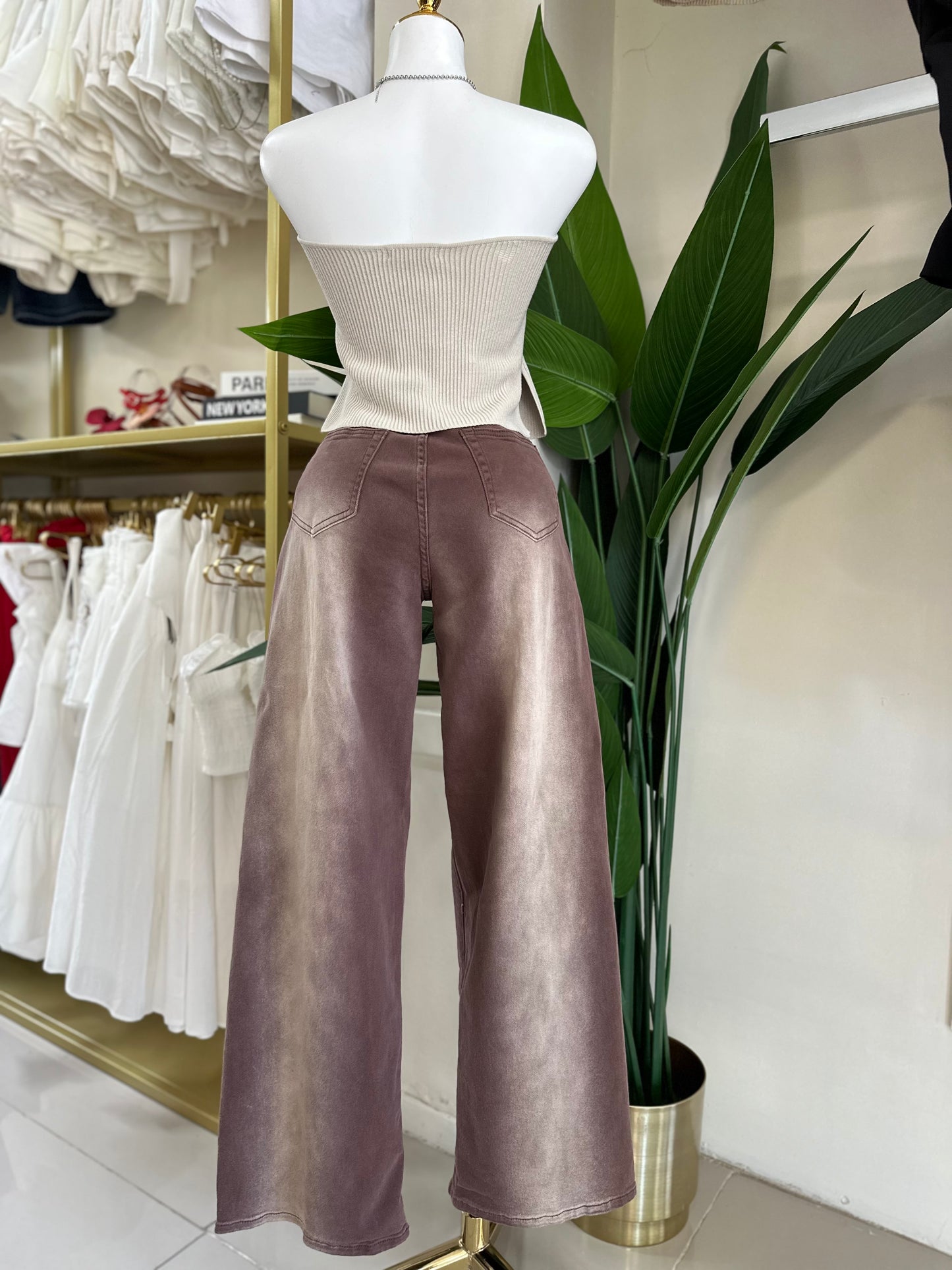 Alia Brown Jeans