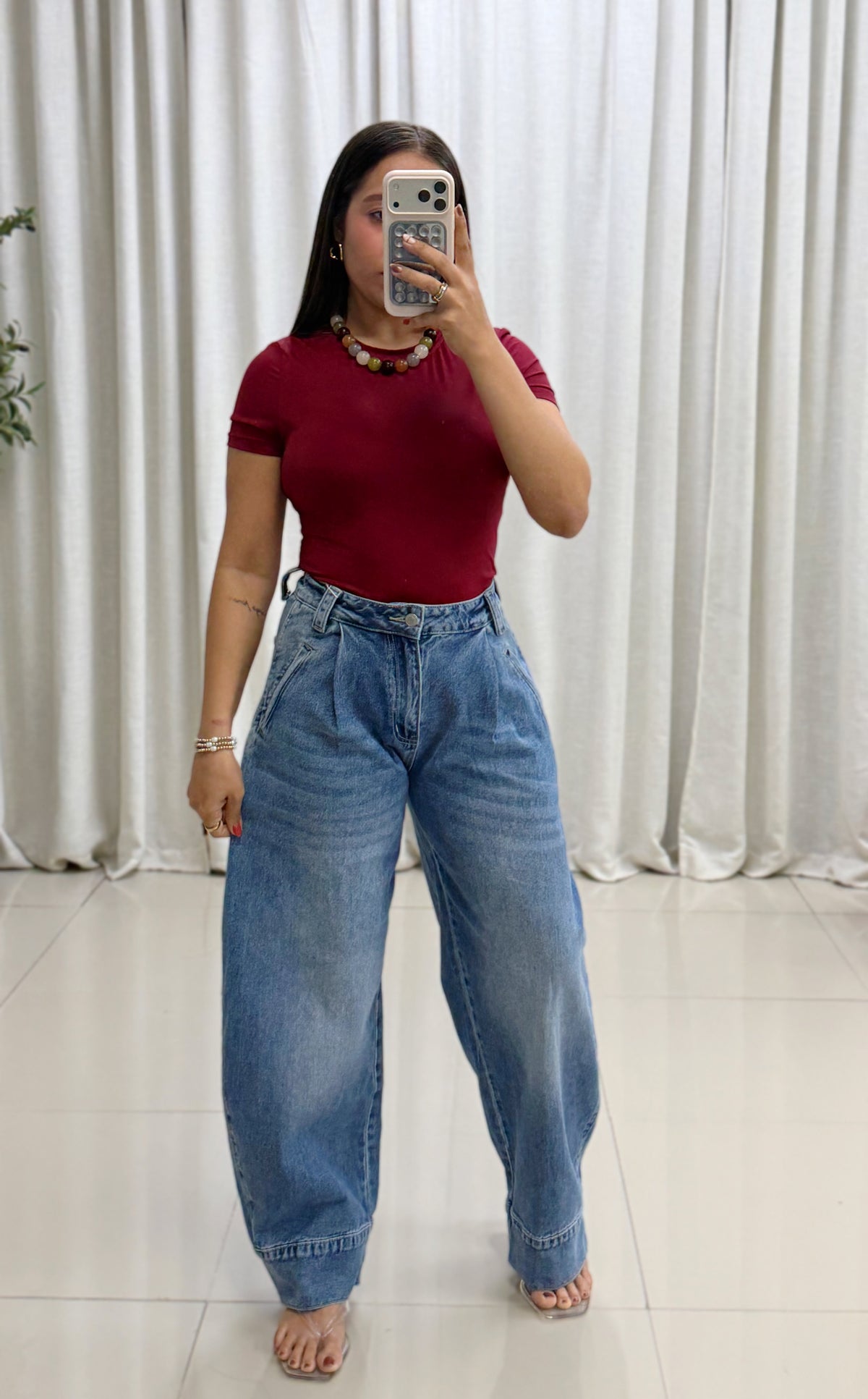 Nayla Barrel Jean