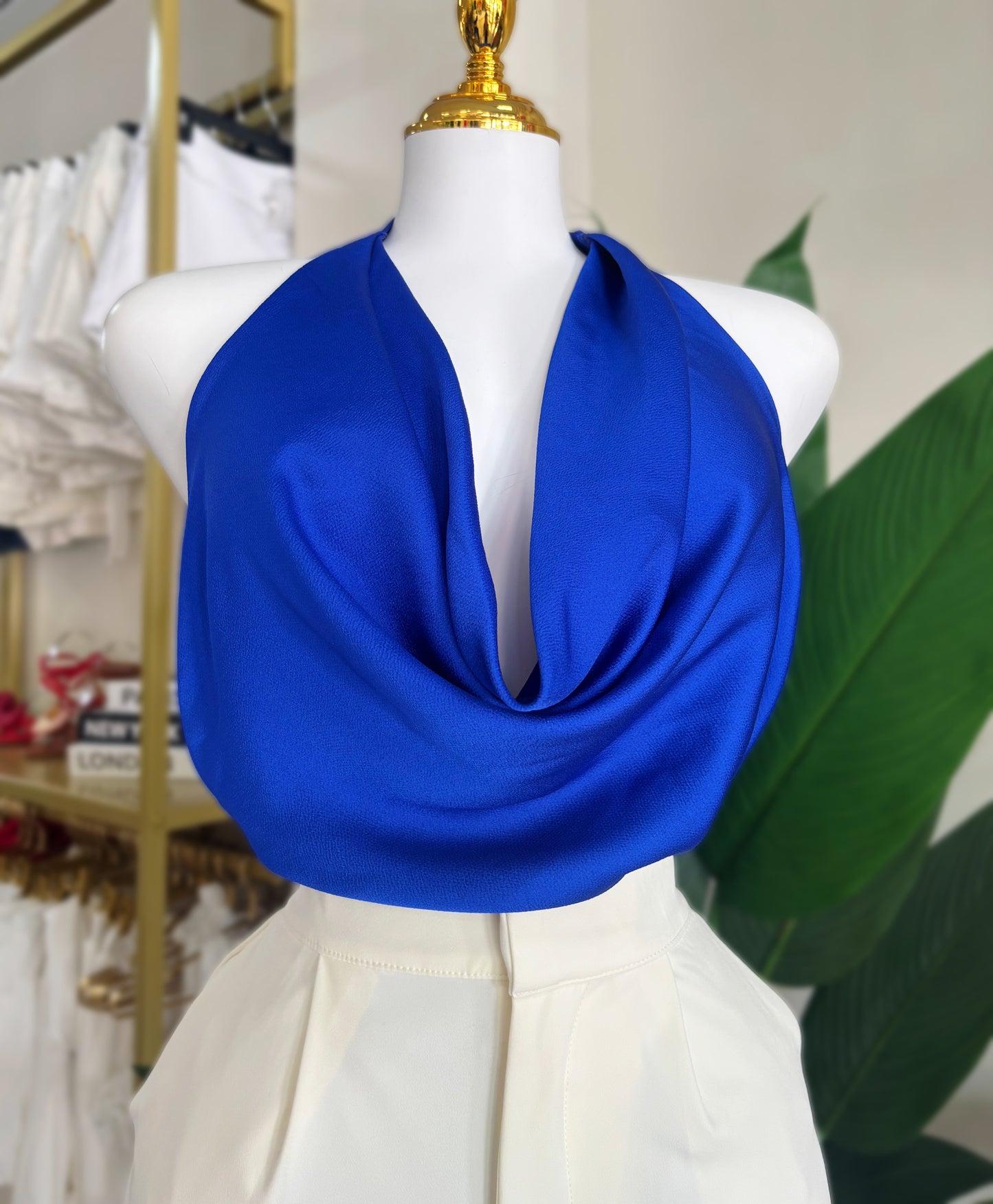 Claudia Halter Satin Top (4 colores) *Corre Grande*