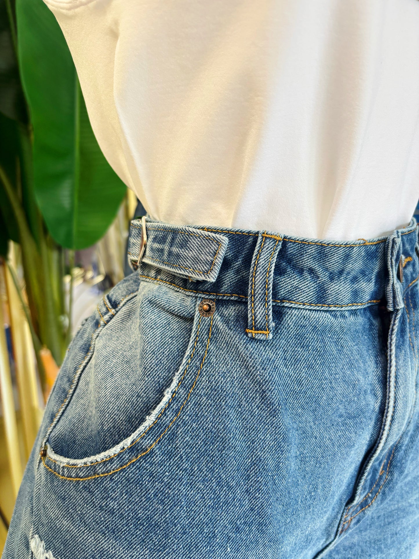 Aurora Denim Jort