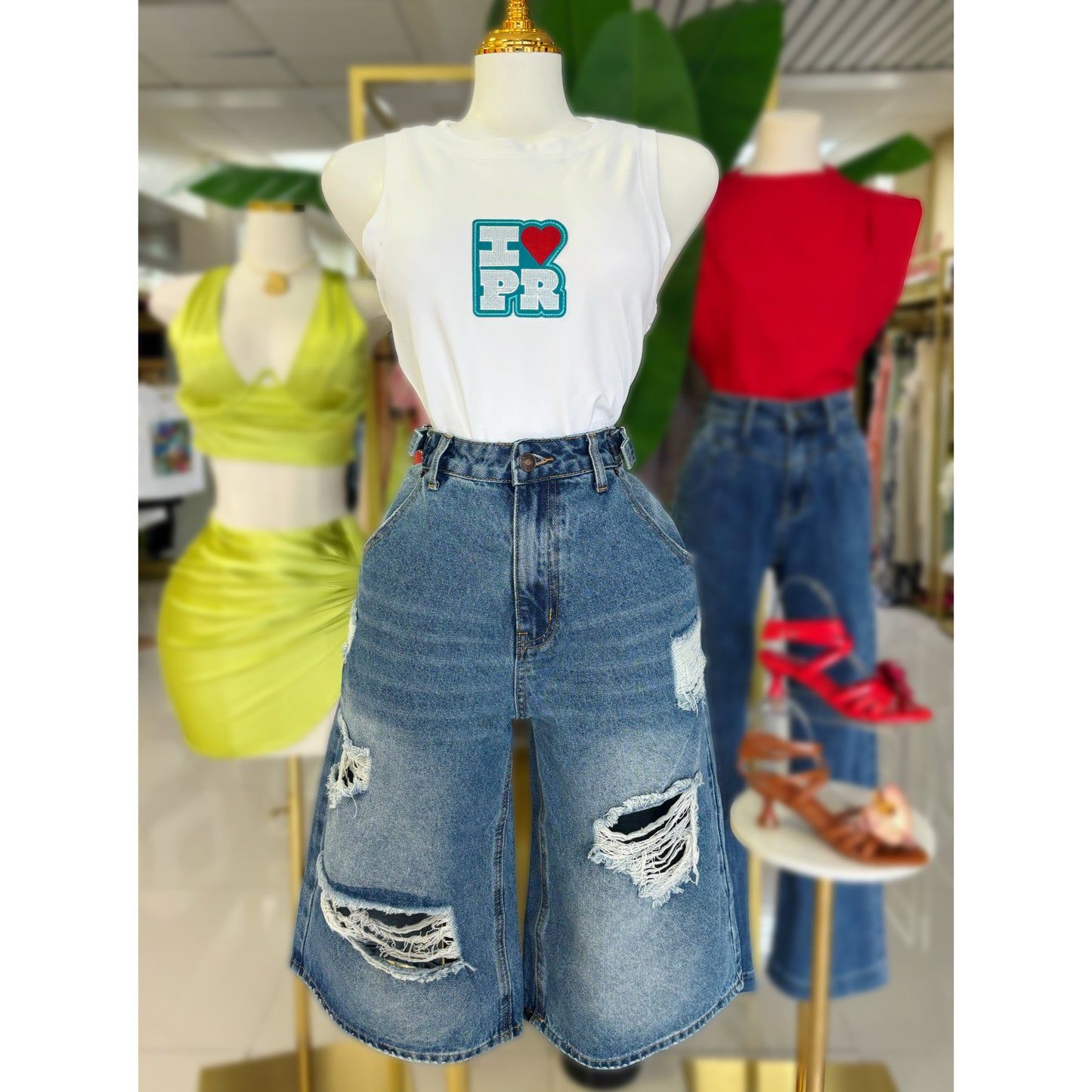 Aurora Denim Jort