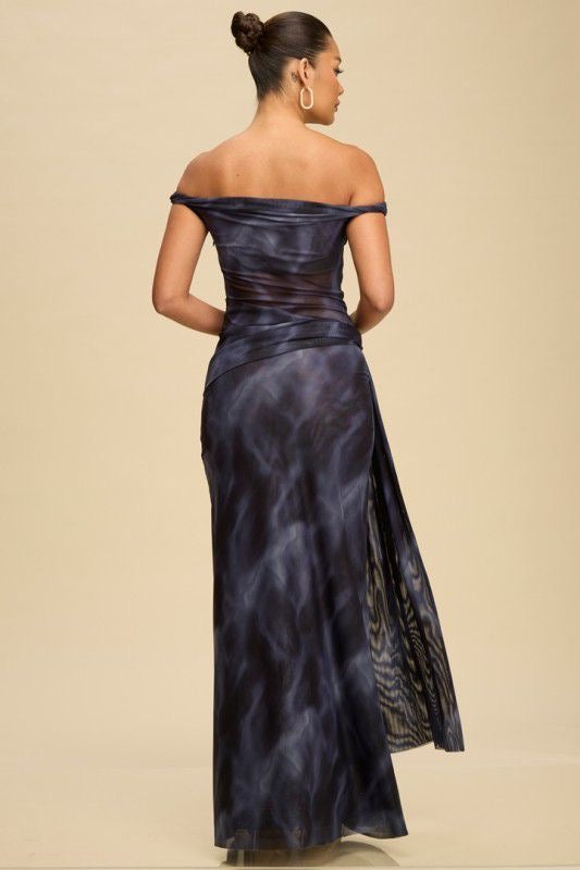 Elisa Maxi Dress (Navy)