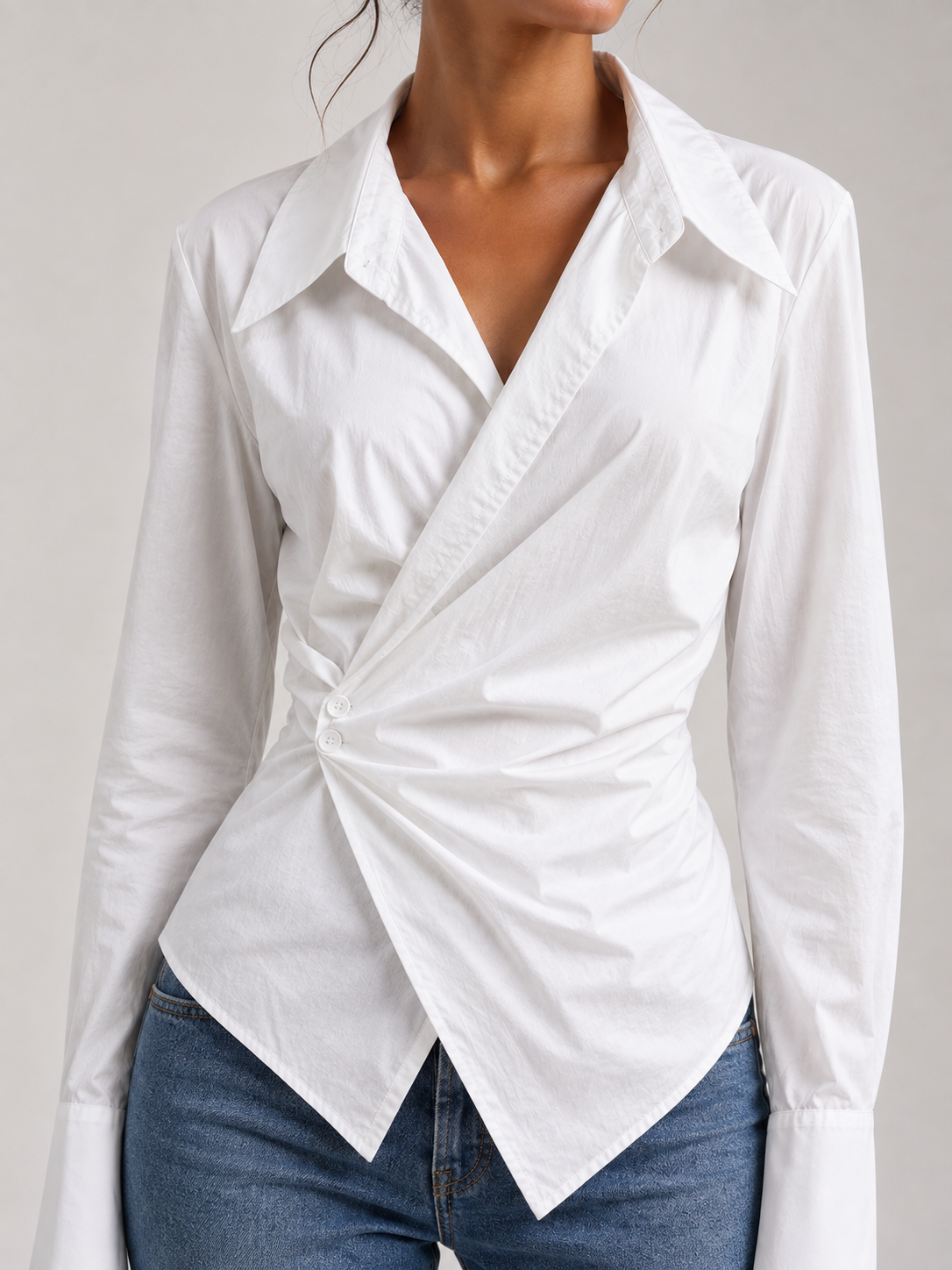 Thalía White Blouse