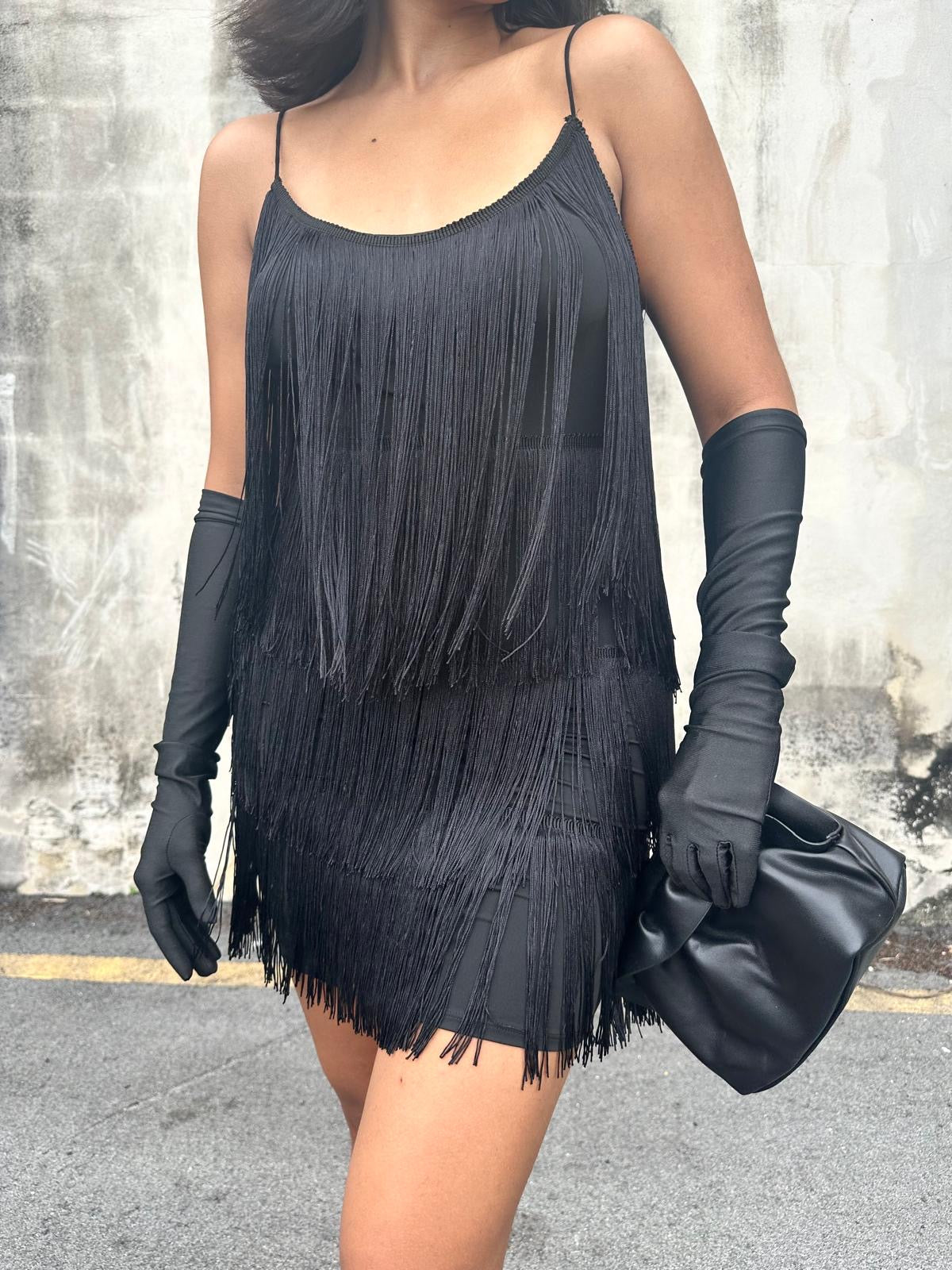 Night Fringe Dress