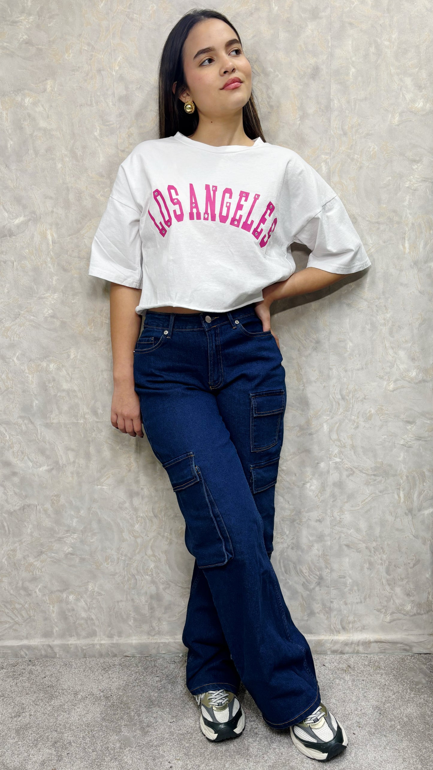 Lauren Denim Cargo