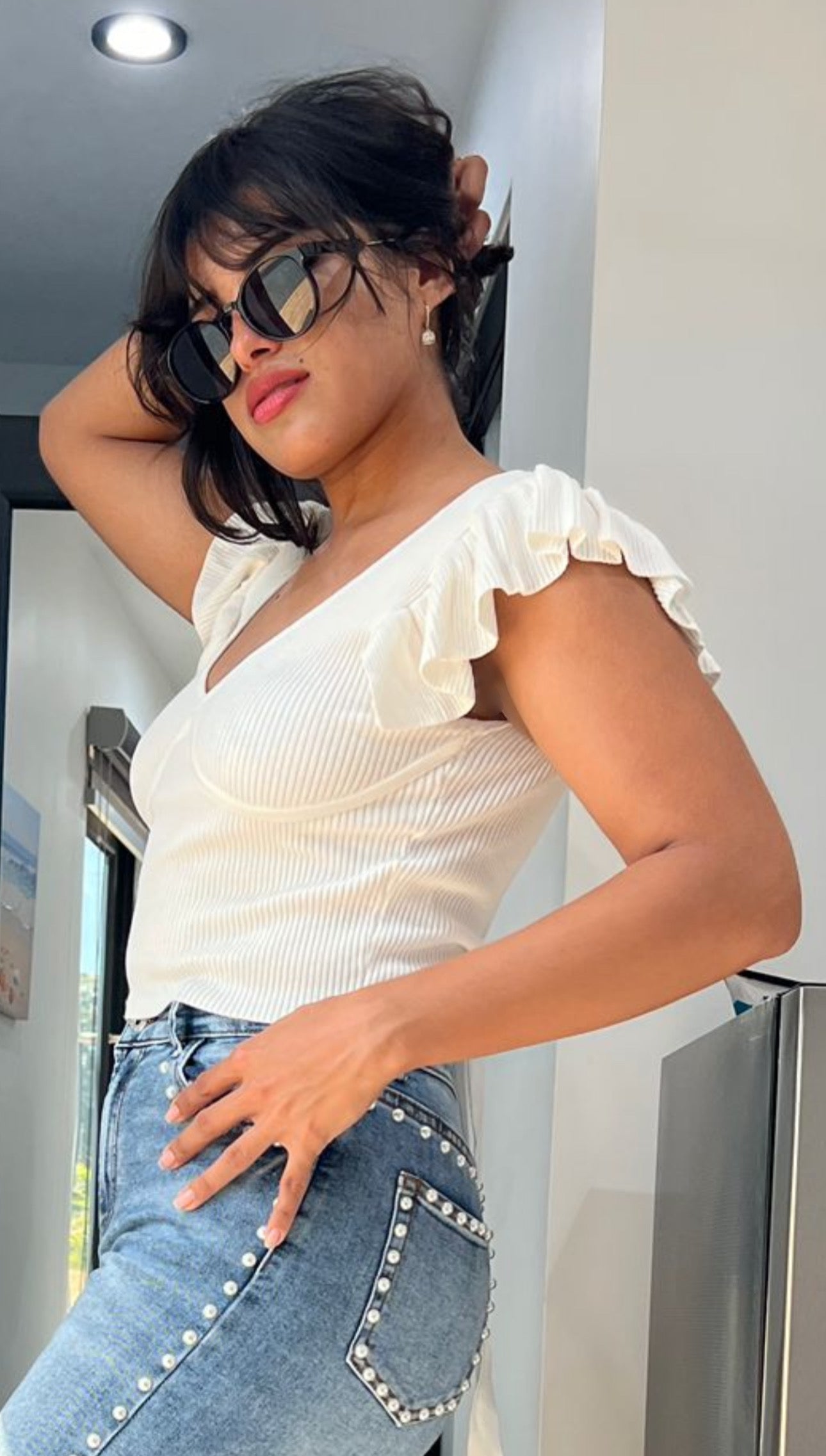 Thalia Back Knot Top