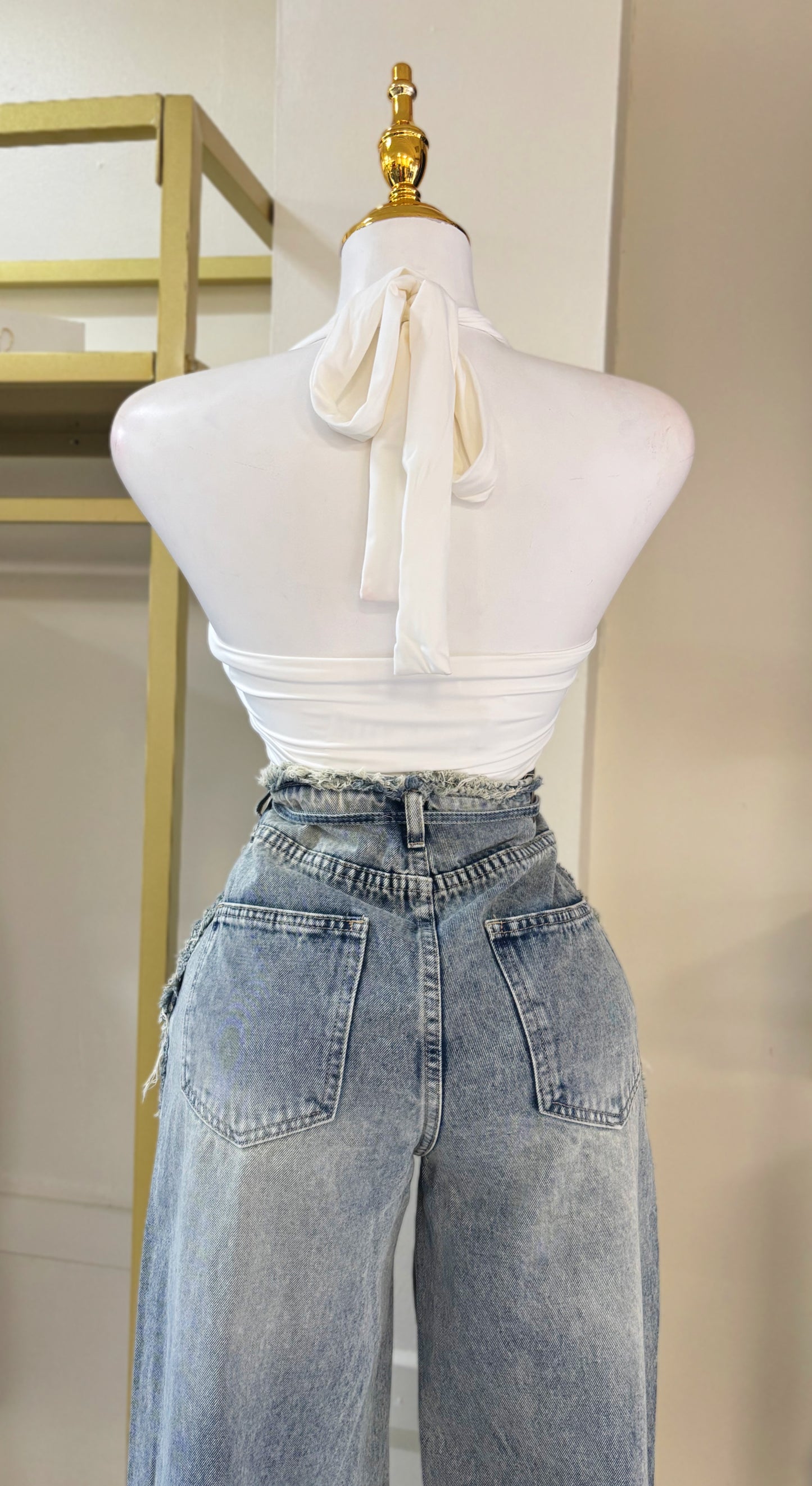 Valeria Vintage Wash Jean (No Stretch)