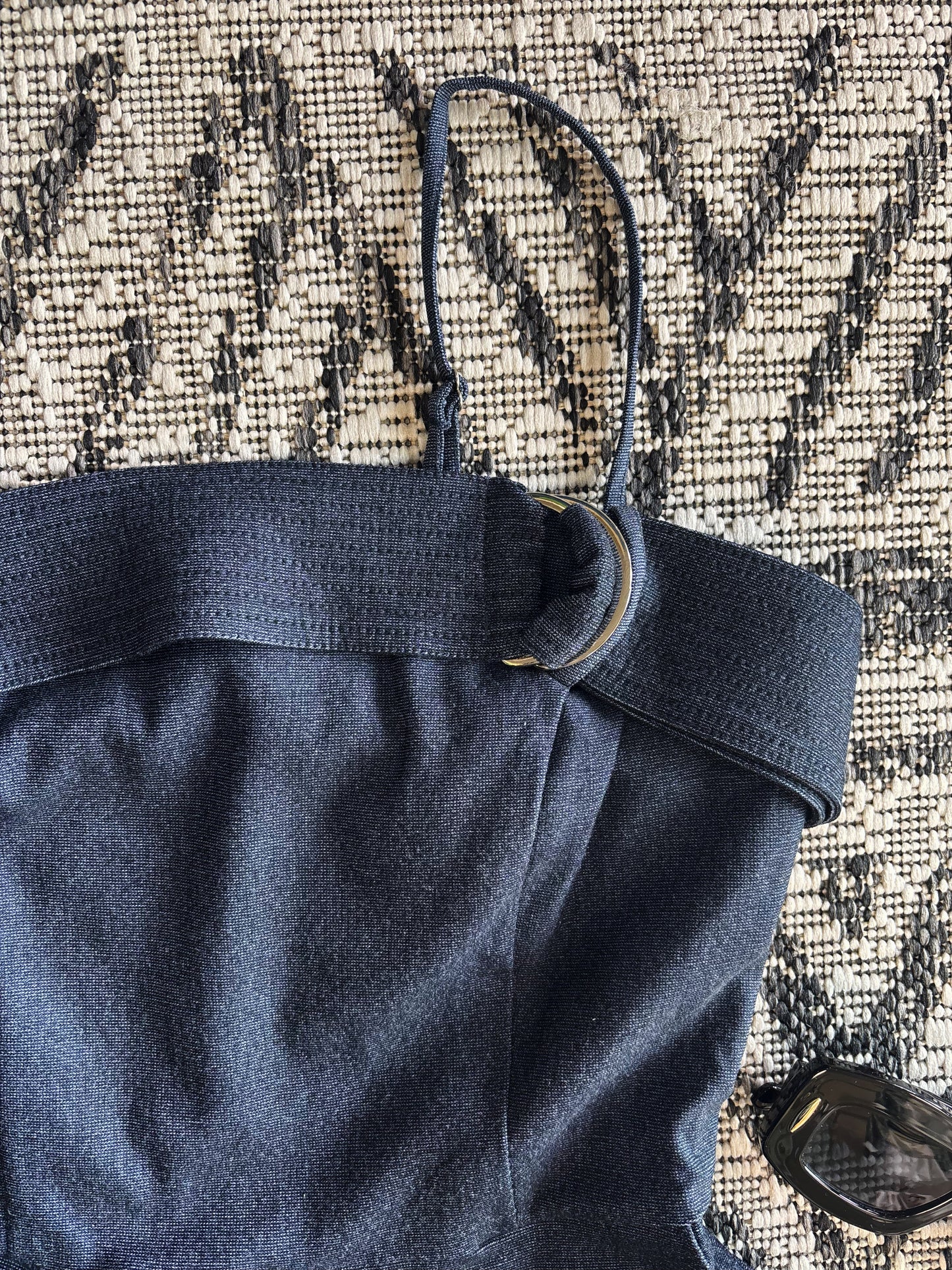 Elena Denim Romper