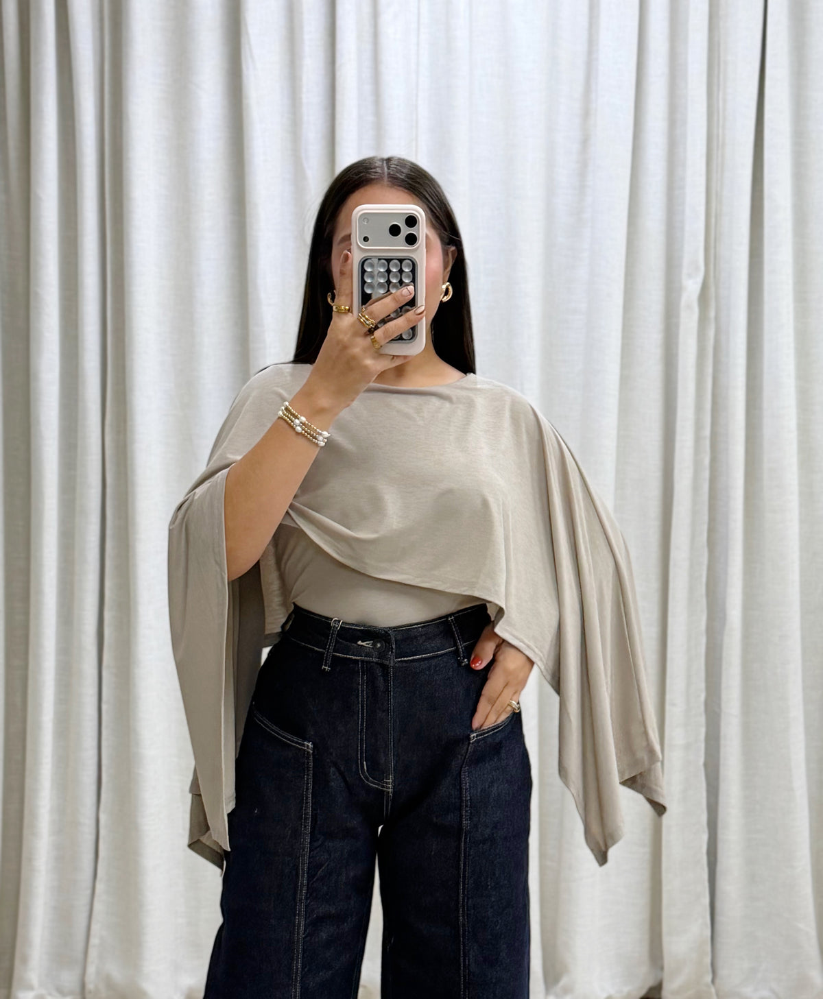 Marlene Cape Blouse