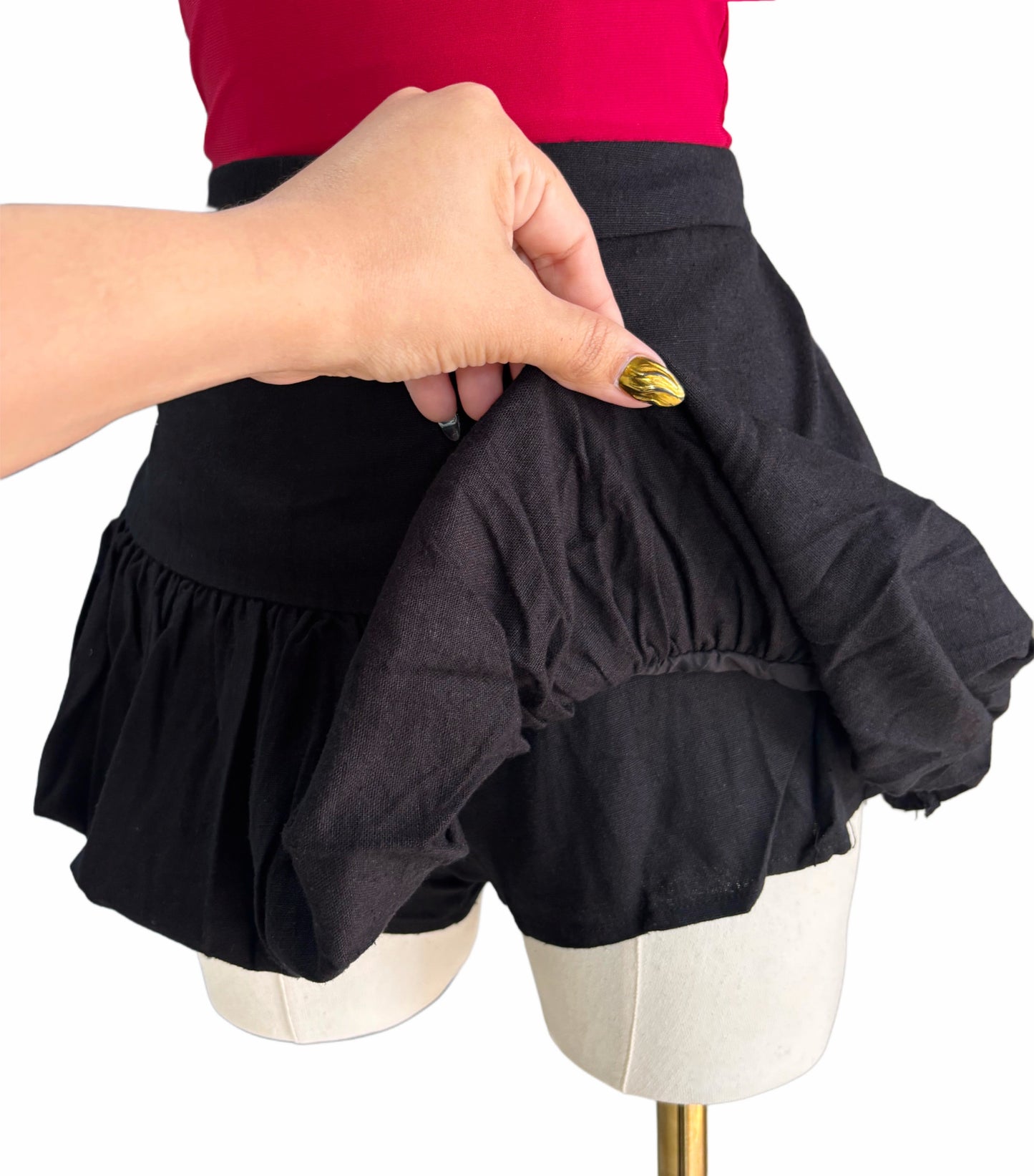 Liliana Linen Balloom Skirt (2 Colores)