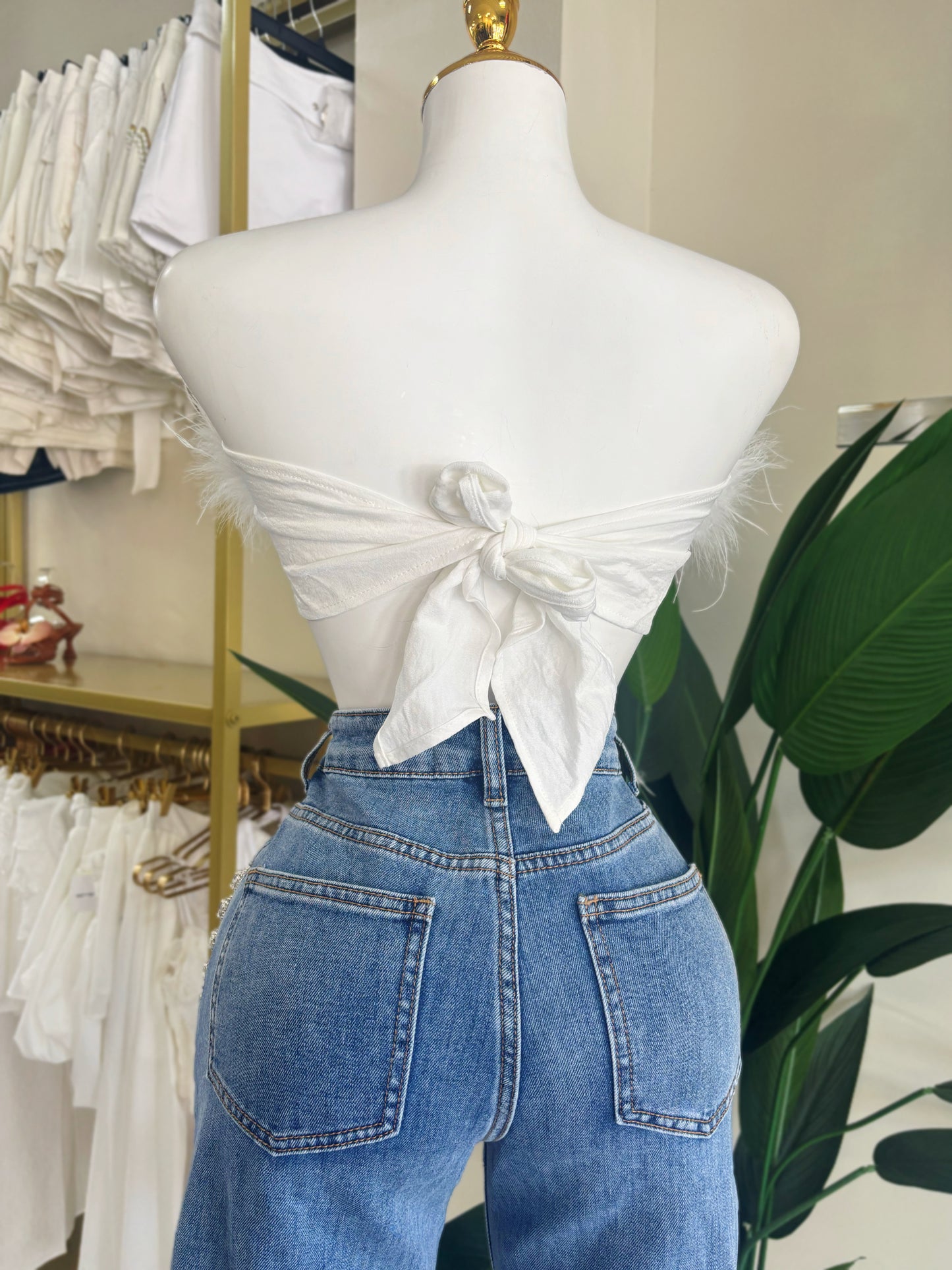 Analia Feather Top