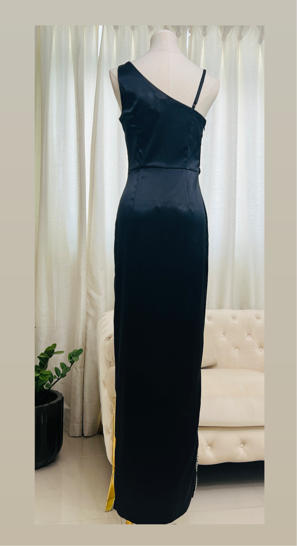 Jazmin Black Maxi Dress