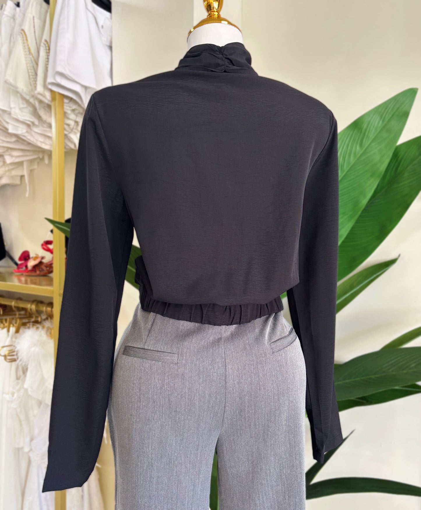 Veronica Black Blouse