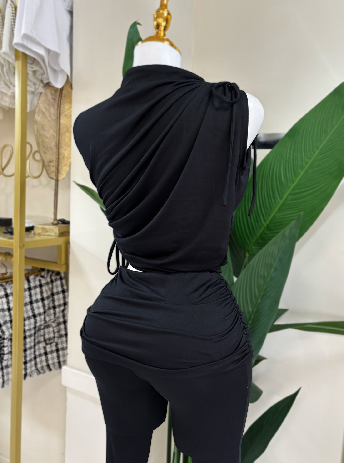 Paulina Pant Set (Black)