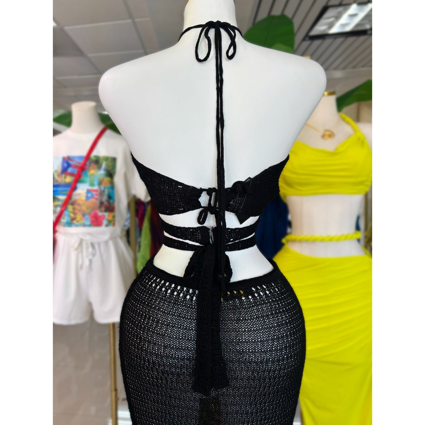 Charlotte Crochet Skirt Set