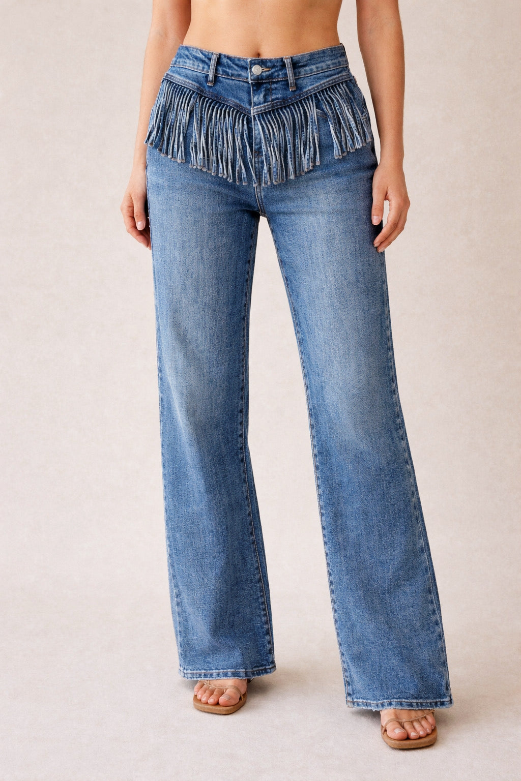 Galilea Fringe Jean (Stretch)