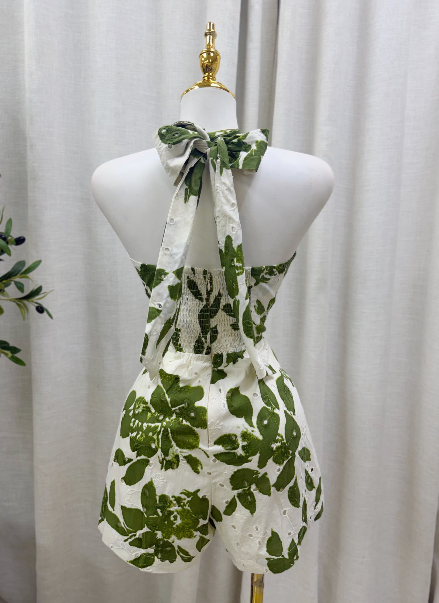 Paula Leaf Romper