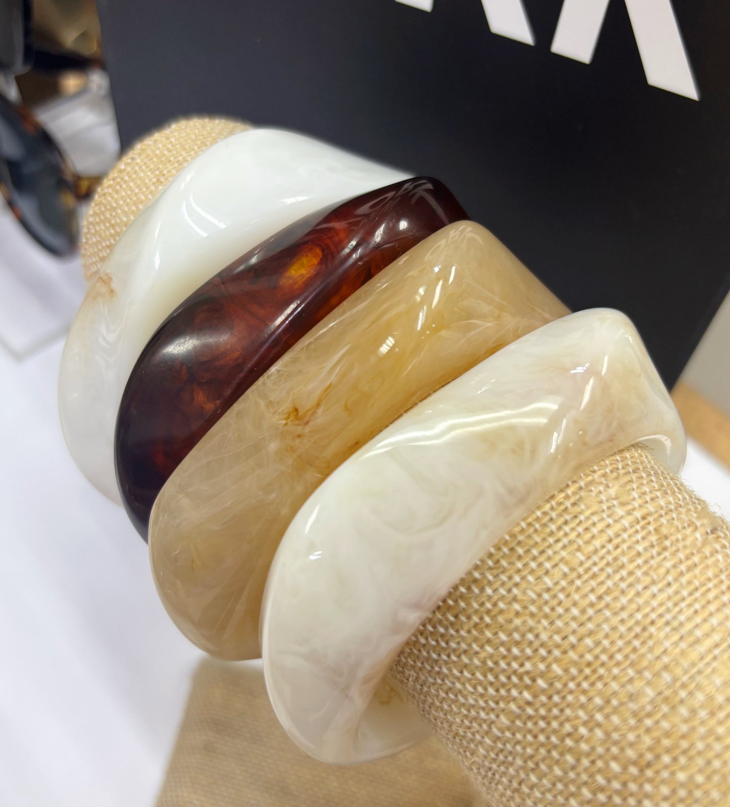 Merbled Resin Bangles