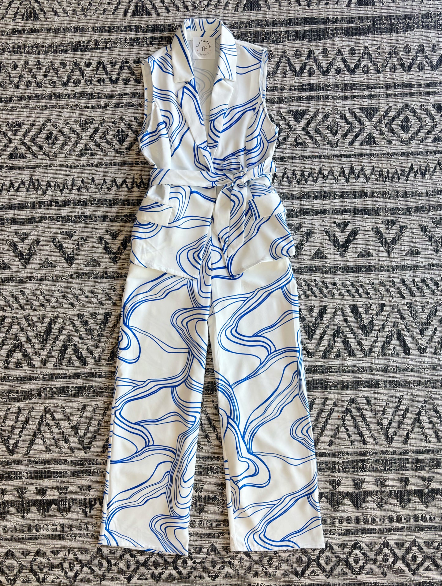Santorini Vest Pant Set