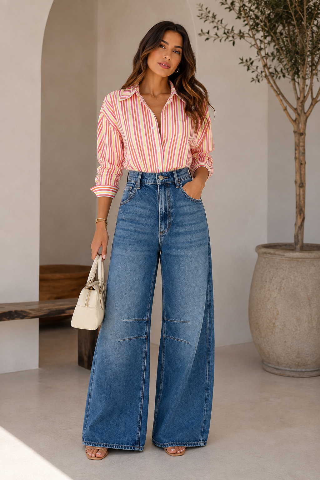 Karinna Stripes Blouse (2 colores)