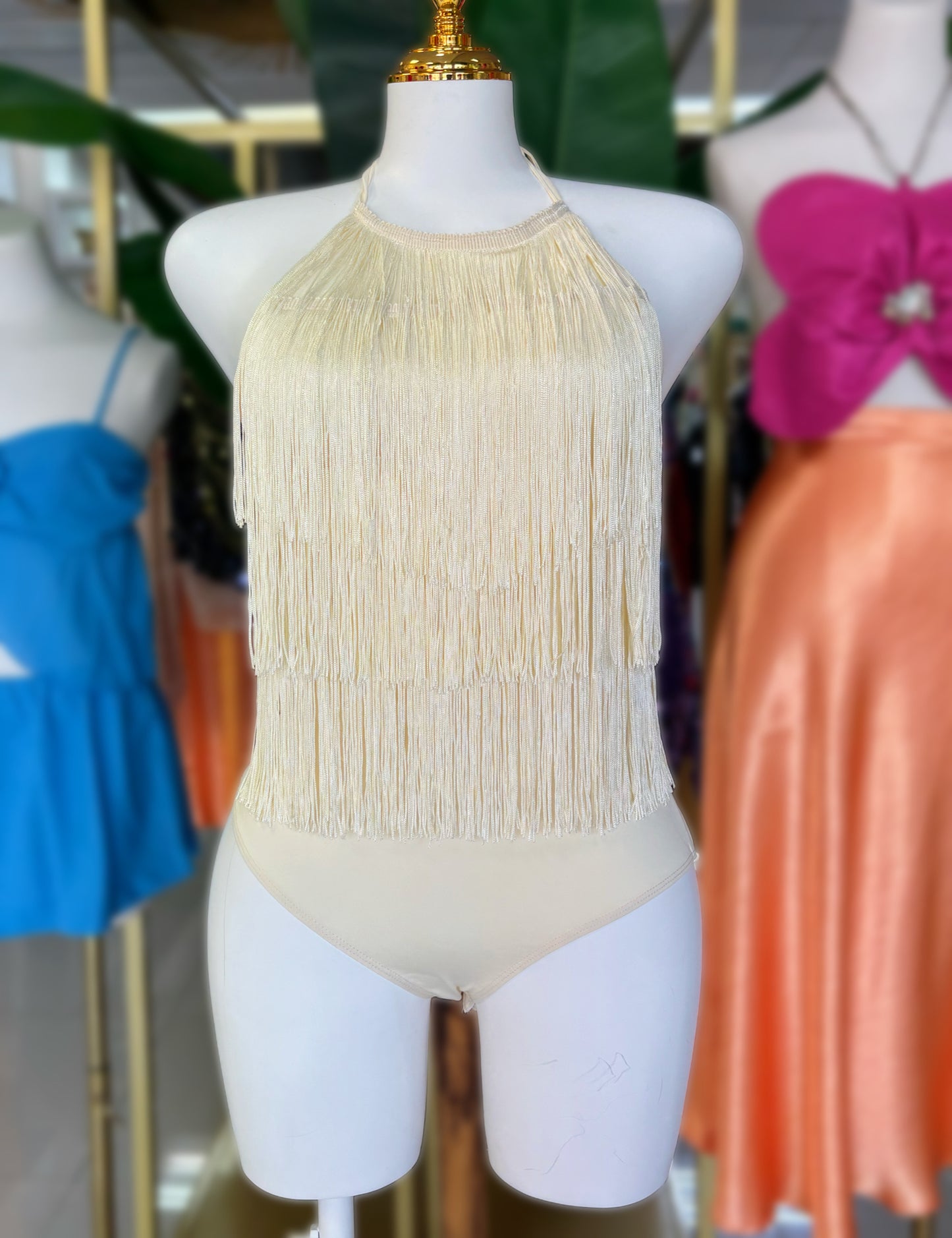 Laila Fringe Bodysuit (4 colores)