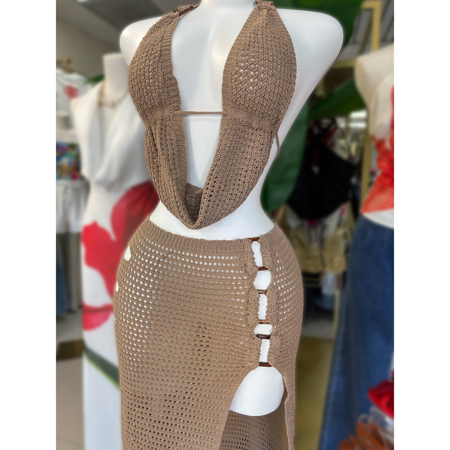 Bali Crochet Skirt Set